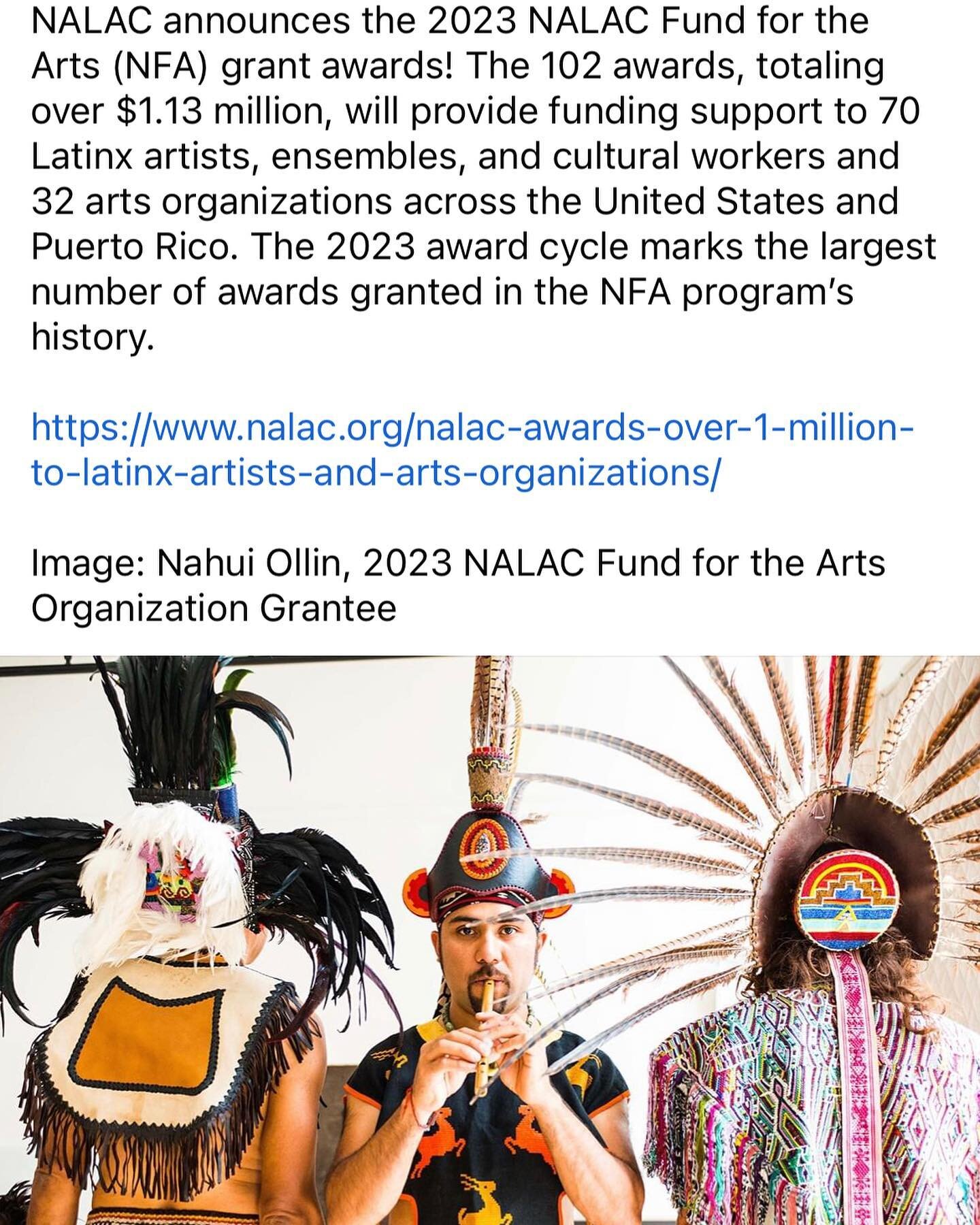 so honored to be an awardee for the @nalac_arts grant!  i will be working on the @acentosreview anthology!!! so excited.  it&rsquo;s been 15 years and over 1000 latinx voices published in that time. #latinx #latine #writers #artists #anthology look o