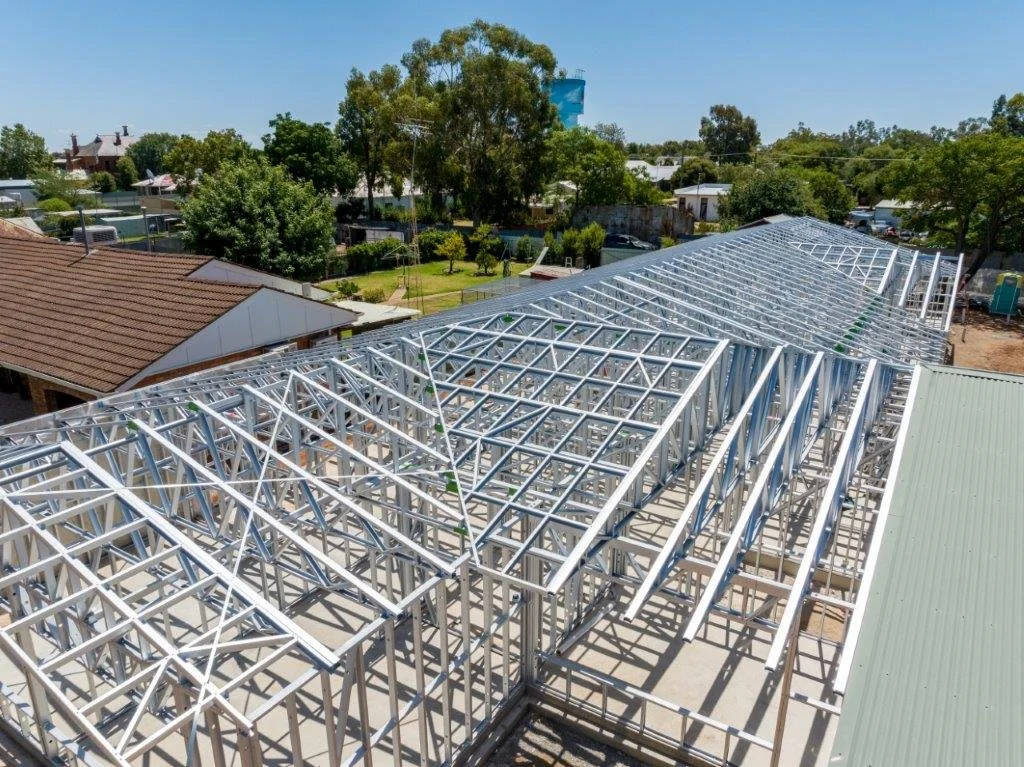 Woodhaven, Lockhart - Steel Frames &amp; Trusses