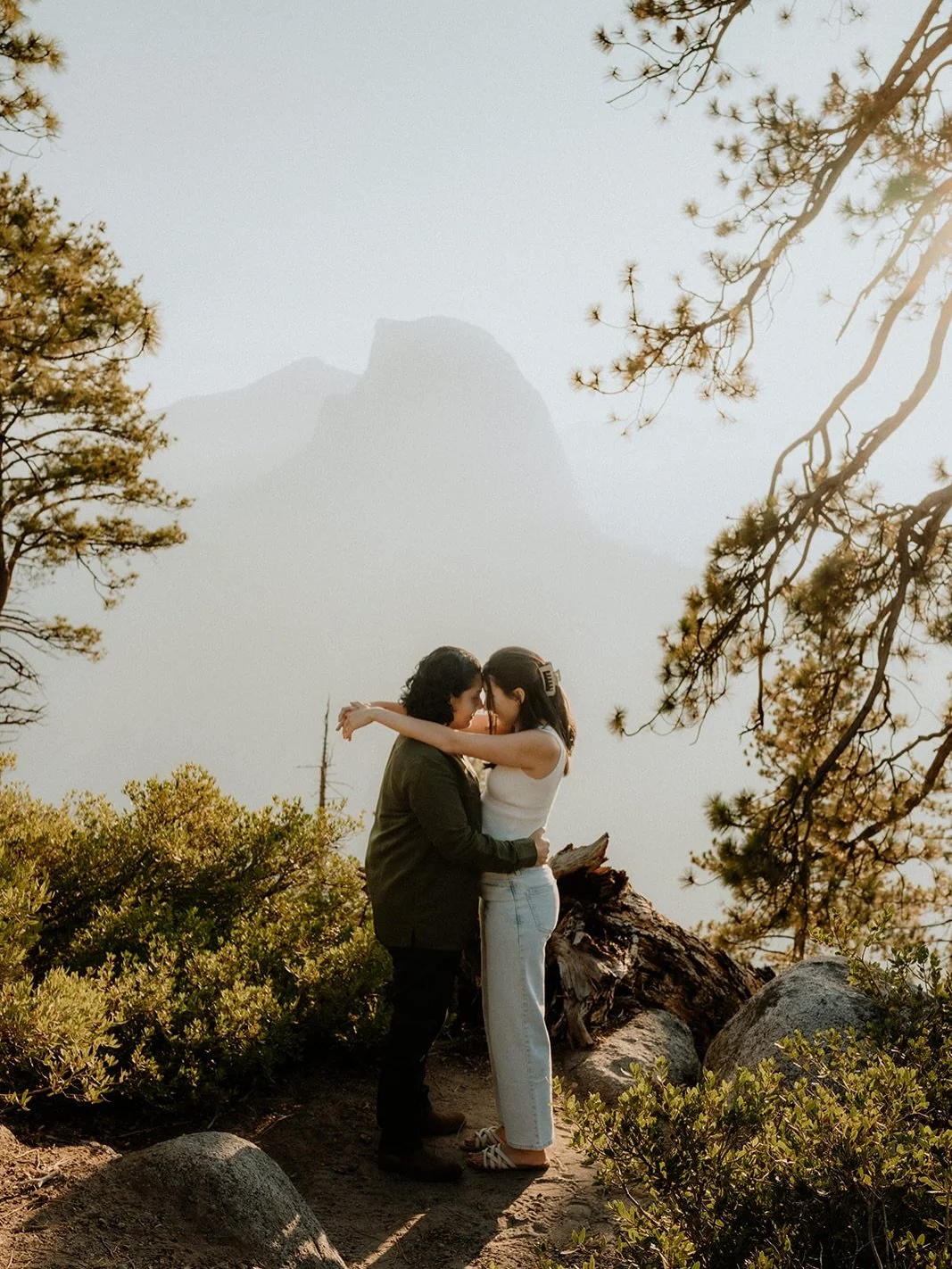 It may have been a smoky morning in Yosemite but Catalina&rsquo;s proposal to Caitlin was still perfect. With an emotional proposal down on one knee, Caitlin said yes and then quickly was like &ldquo;I thought *I* was going to propose first!&rdquo; A