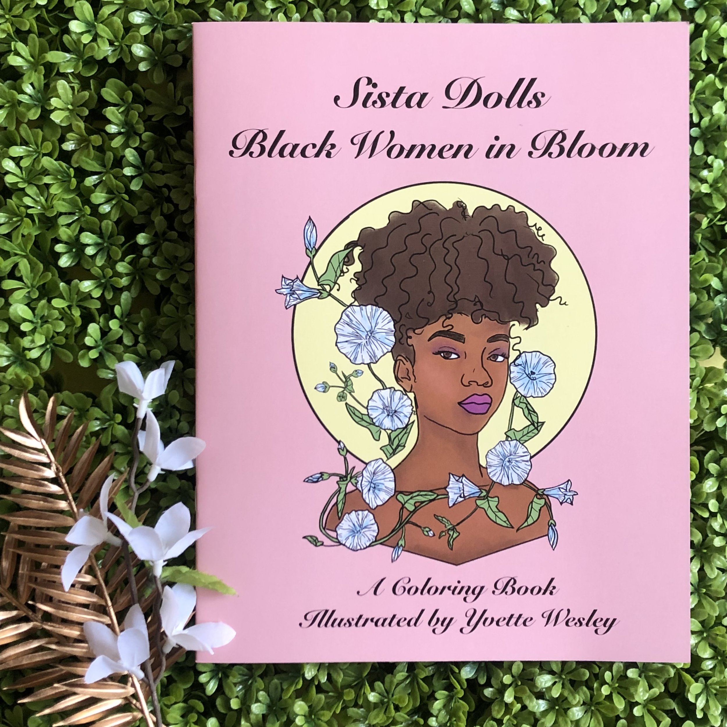 CLEARANCE: Sista Dolls Black Women in Bloom, coloring book