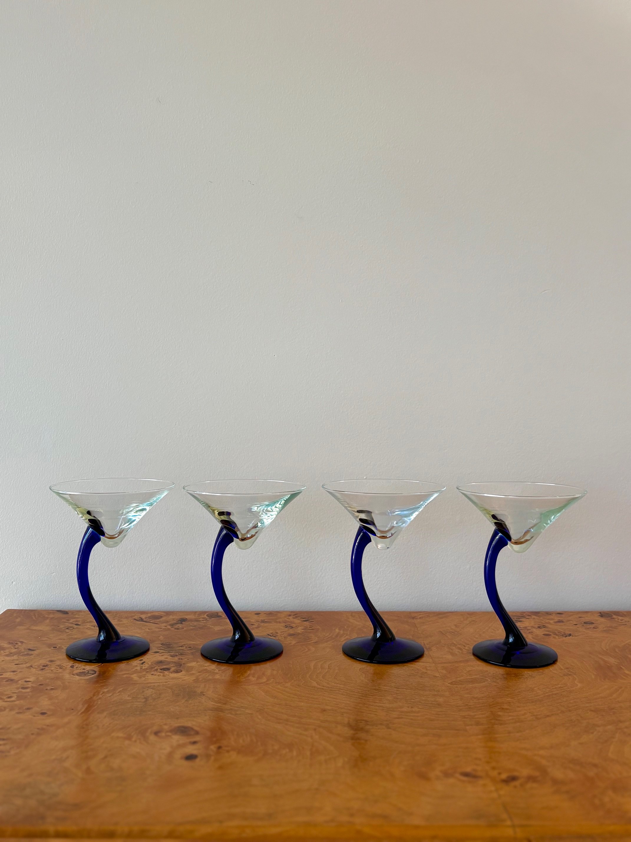 Vintage Cantilever Martini Glasses