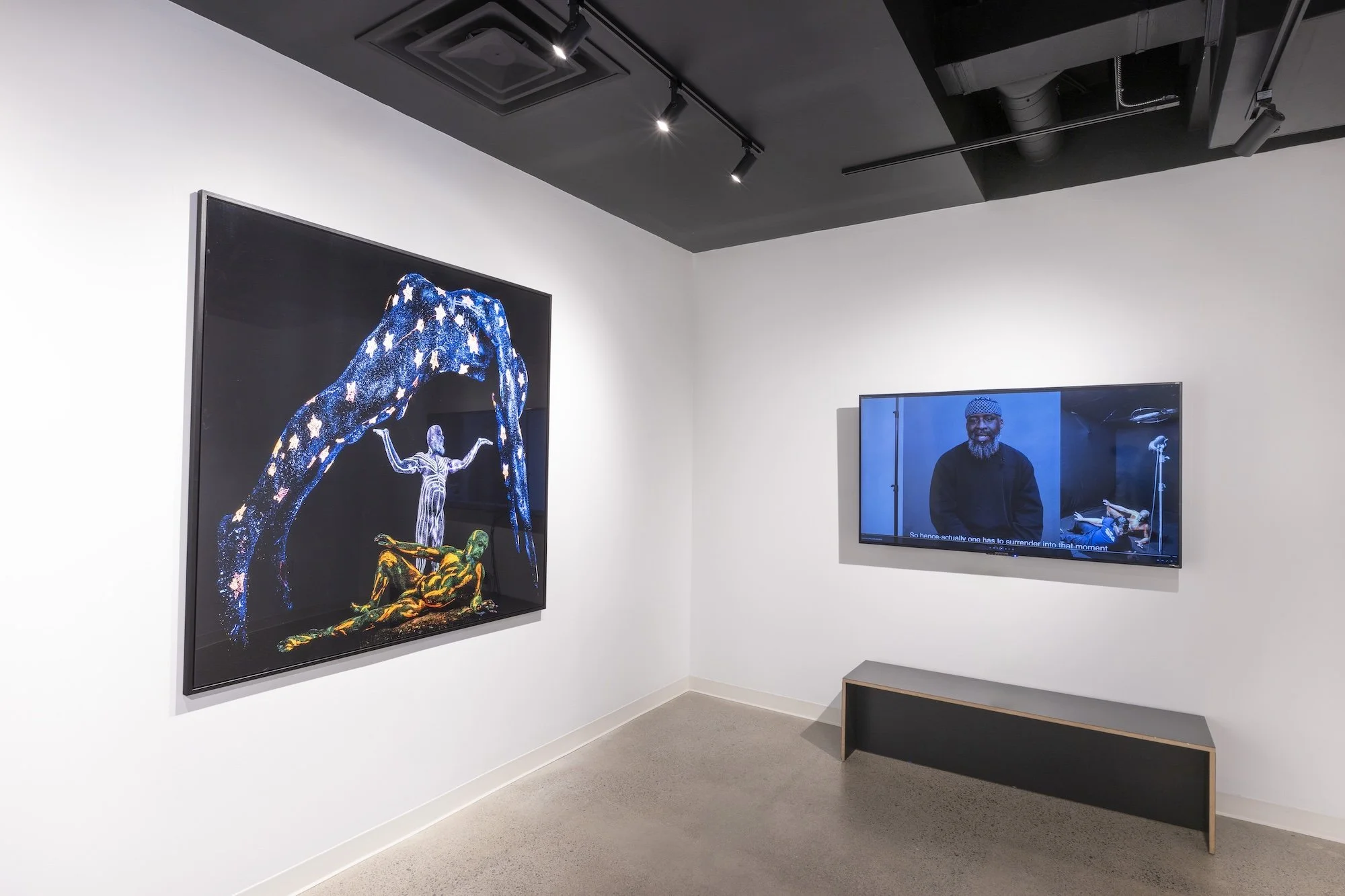 Installation Shot: 60"x60" Framed Print at Silver Eye Center for Photography (Sean Carroll / Silver Eye Center for Photography)