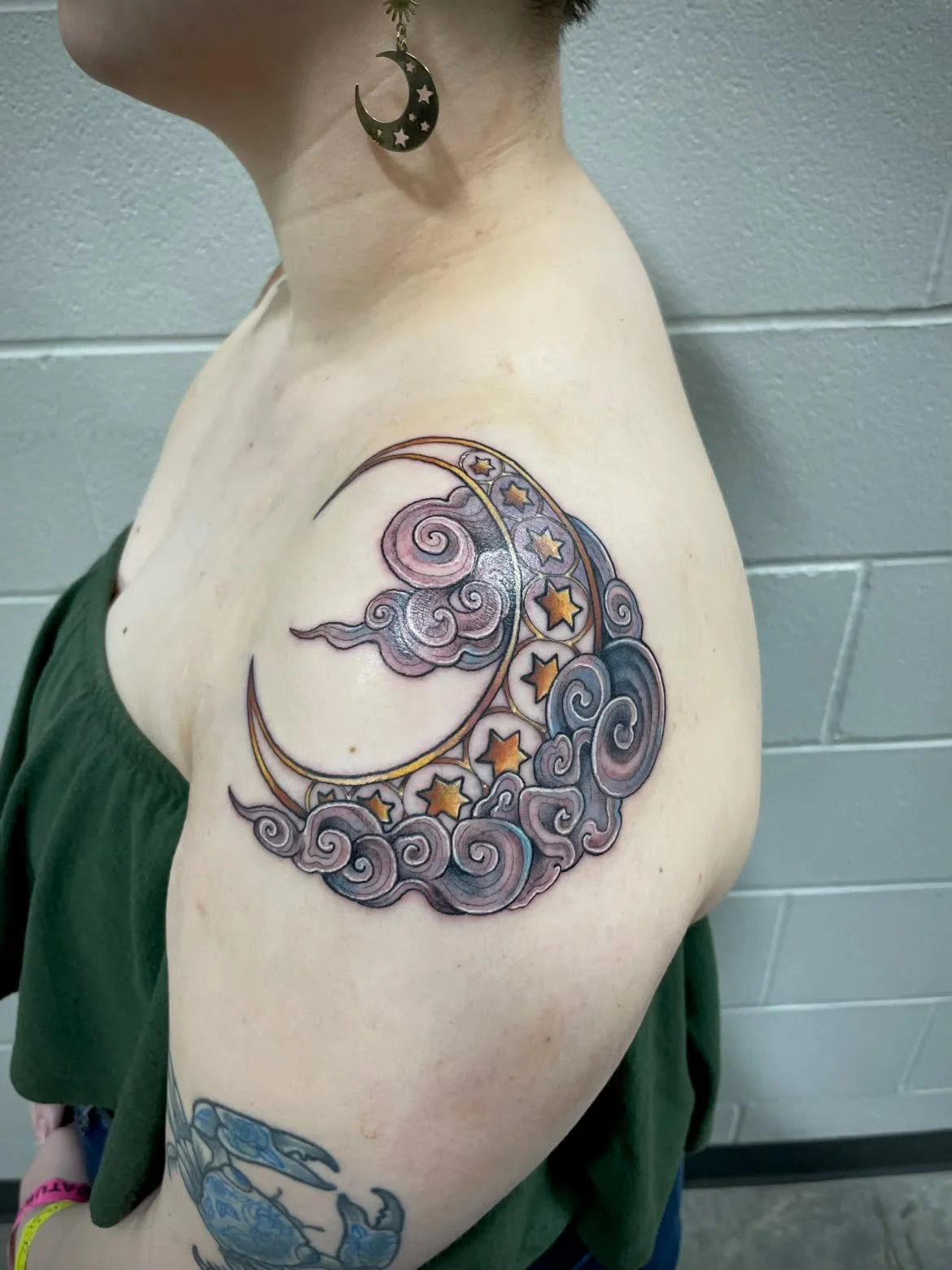 moon tattoo edmonton sydney mason neo trad illustrative