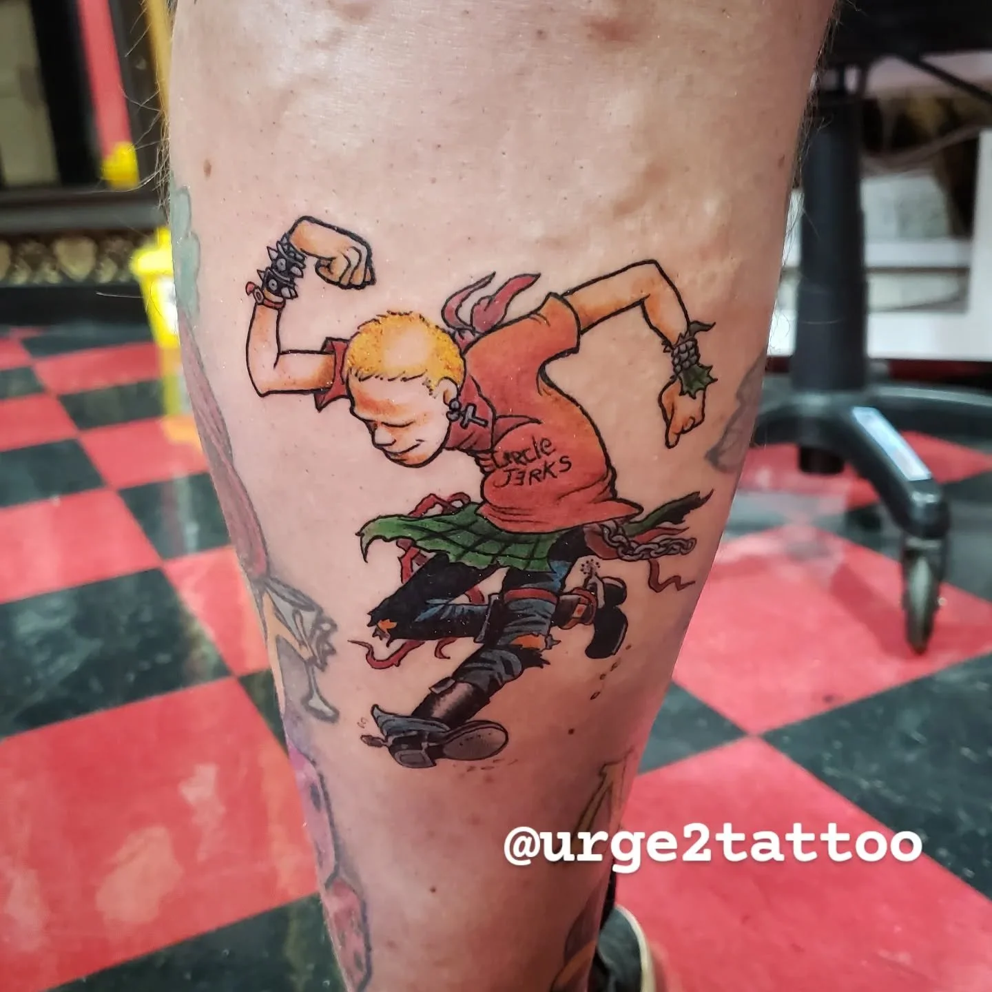Circle Jerks! By Andrew. @andrew_tattoo 
#yeg #urge2 #edmonton #punk #yegtattoos