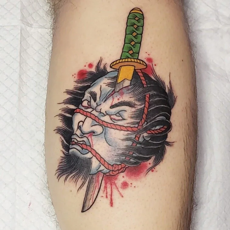 Don't lose your head!

Namakubi by Yura.

@yuratattoos
#yeg #urge2 #yegtattoos #namakubi #japanesetattoo