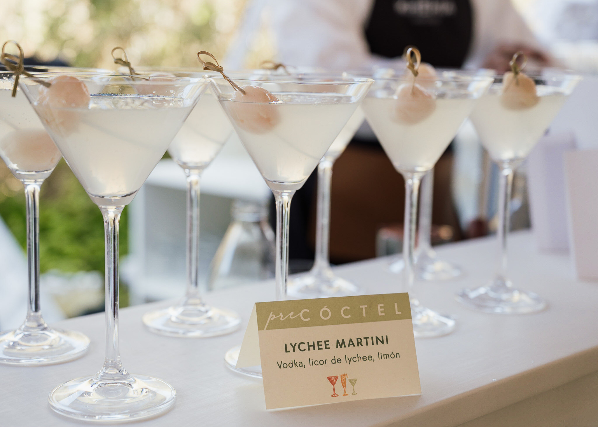 When life gives you Lychees, you create a bright and beautiful summer themed wedding drink.

Summertime weddings call for fresh citrus fruit, organic accents and signature cocktails. Raise a toast for Michelle &amp; Christian!

Credits:
Photo &amp; v