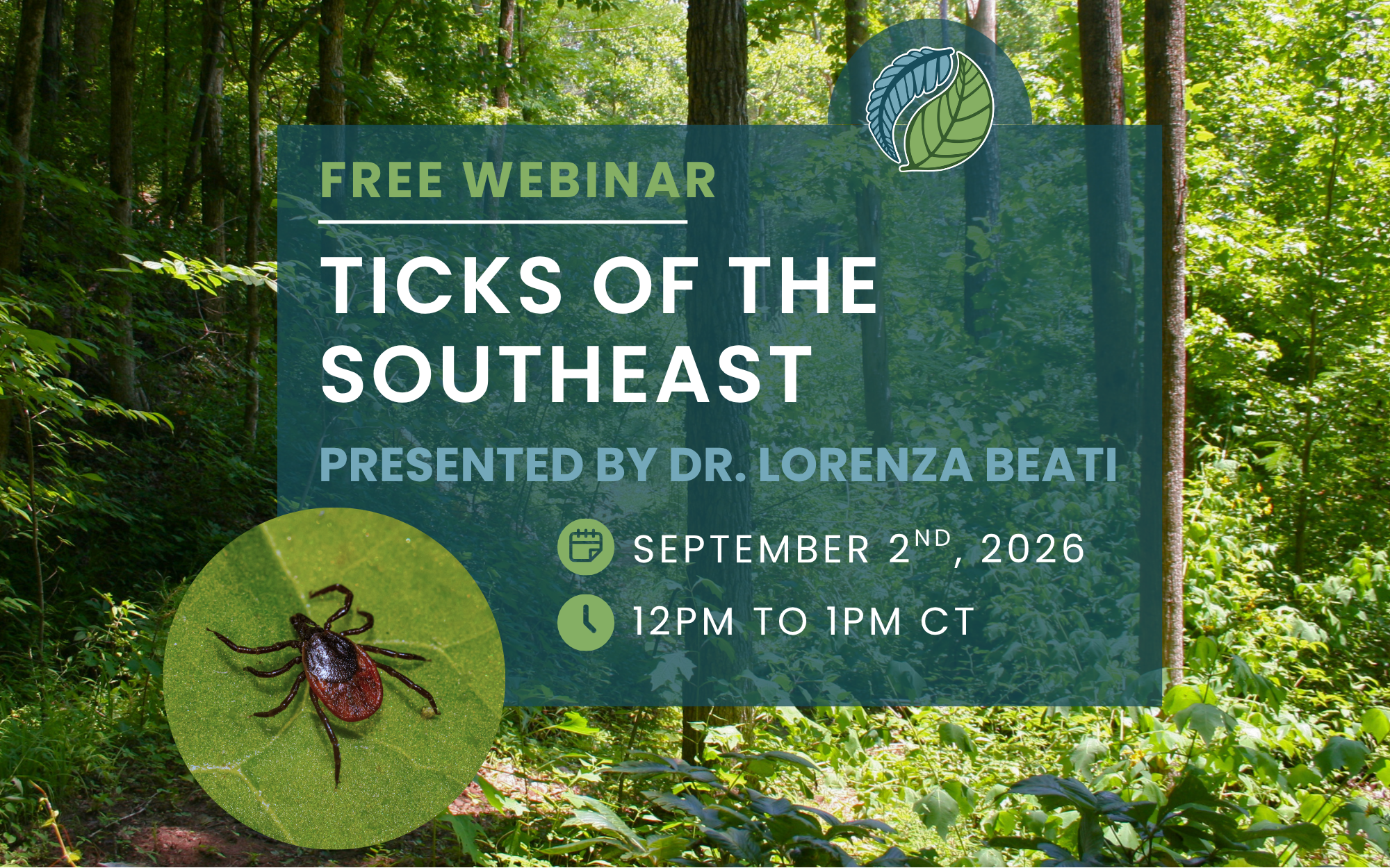 Webinar: Ticks of the Southeast