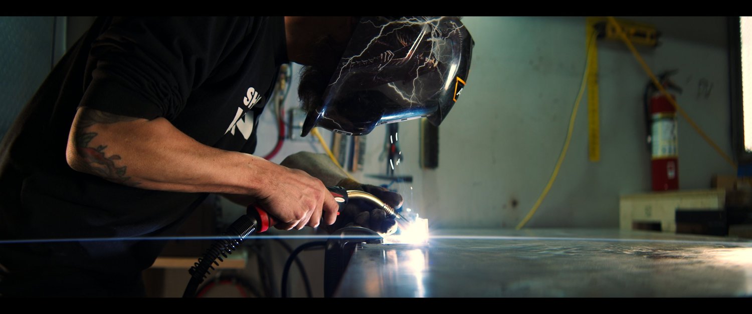 ShopDog Vans custom camper van build filmed by Blue Scope Media
