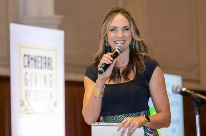 Thank you Cathedral of Giving by Design for allowing us to be a part of your night fundraising for @globalvillageproject 

What a magical evening! We can&rsquo;t wait to get those girls in their new school! 💚

#fundraiser #auctioneer #charityauction