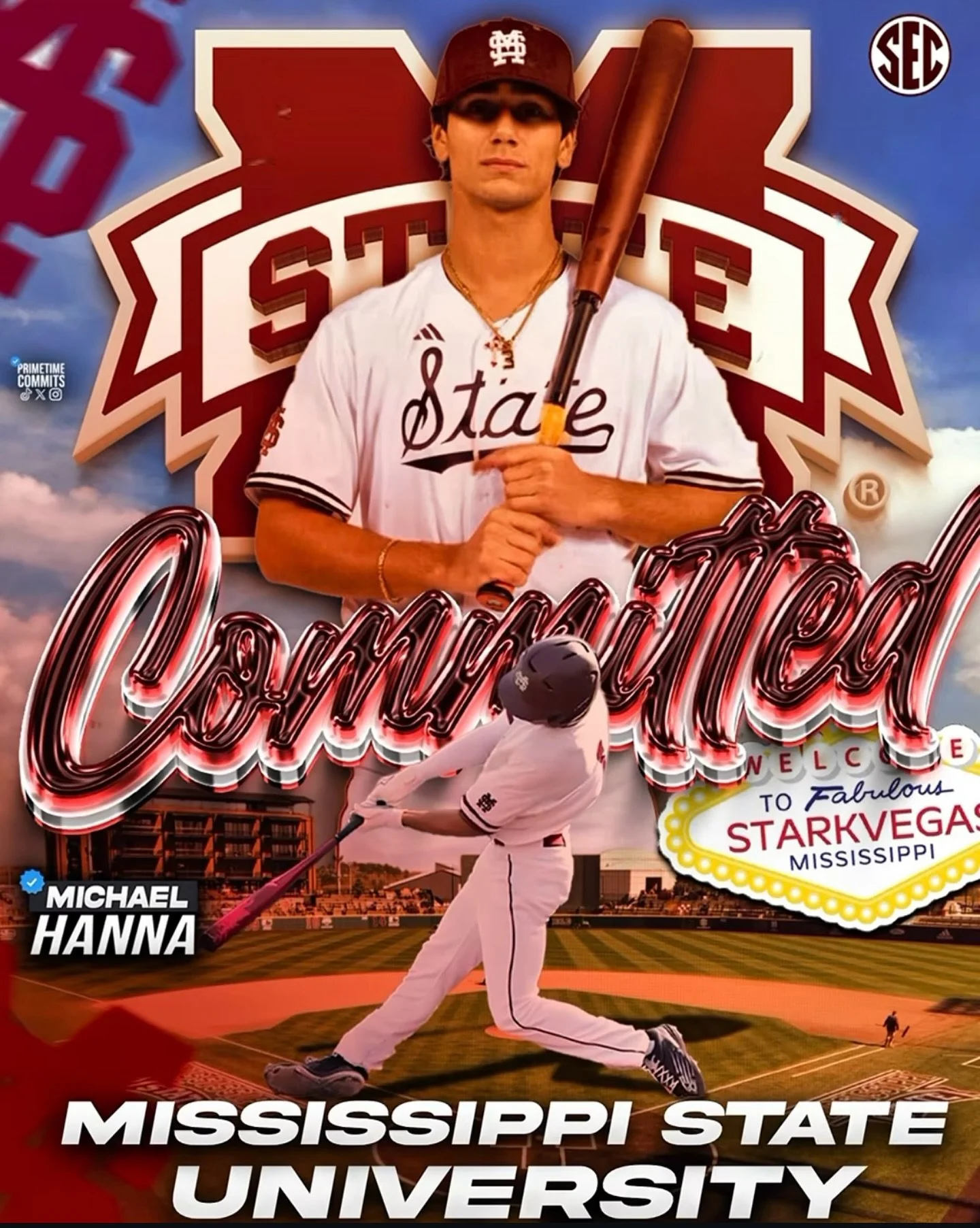 Michael Hanna to Starkvegas 🔥⚡️
Congrats buddy! We are excited to follow your journey! 
#powerarmbsb💪🏼 #powerarmstrength