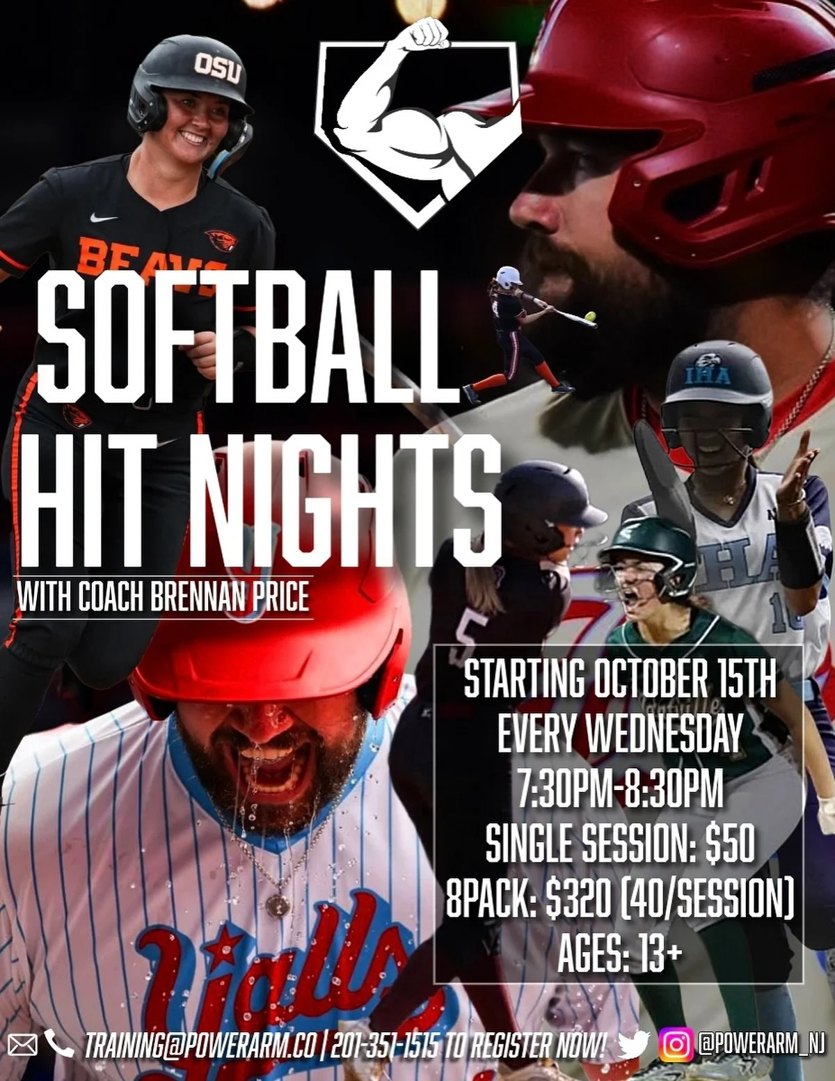 🚨 SOFTBALL HIT NIGHTS ARE HERE! 🚨

Ready to elevate your game? Join Coach Brennan Price for our Softball Hit Nights, starting October 15th! Get expert coaching, refine your swing, and dominate the diamond.

🗓️ EVERY WEDNESDAY
⏰ 7:30 PM - 8:30 PM
?