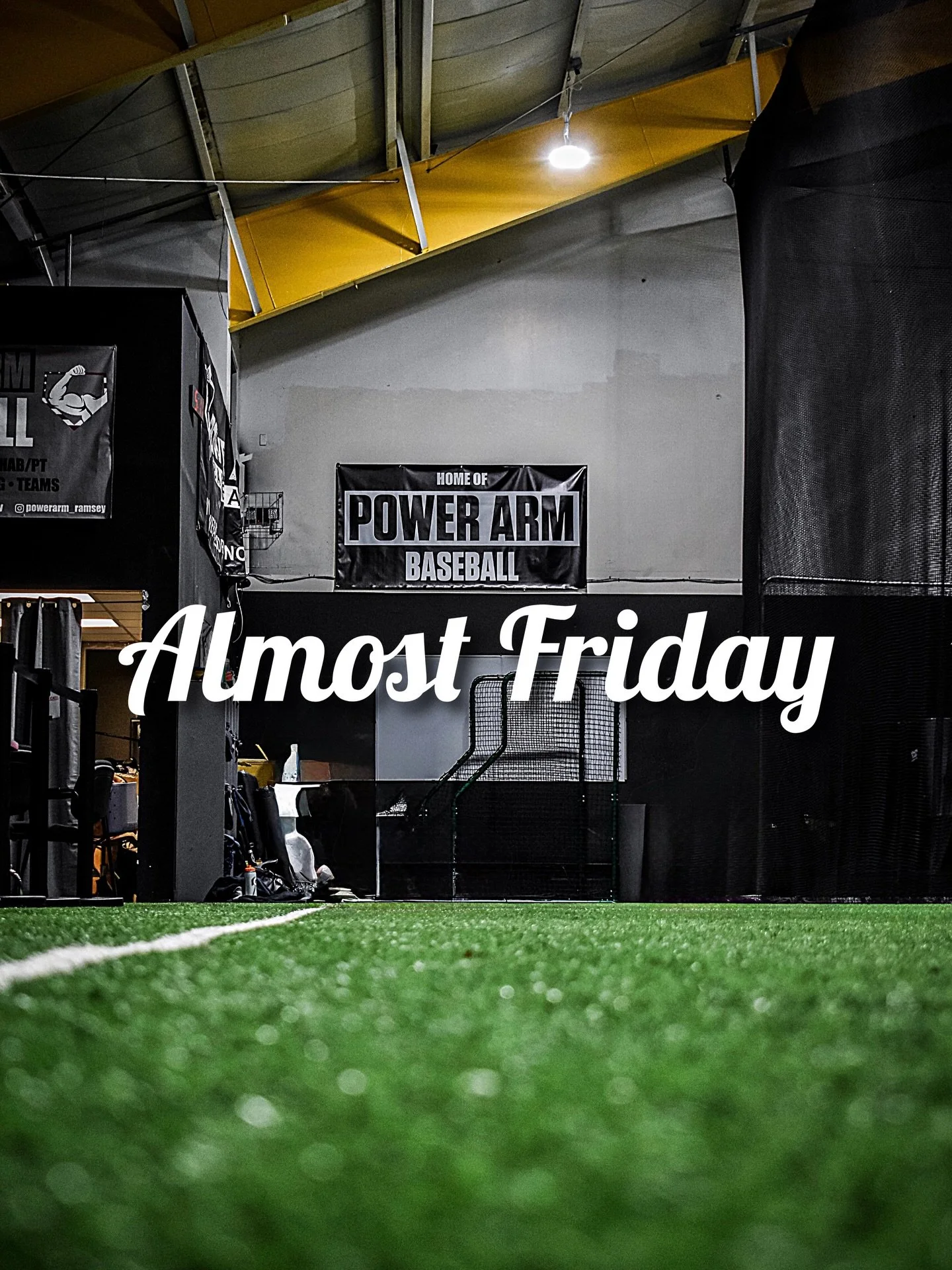 It&rsquo;s #AlmostFriday at The Arm. Big weekend of Winter Training starting up! #GoTime #powerarmbsb💪🏼