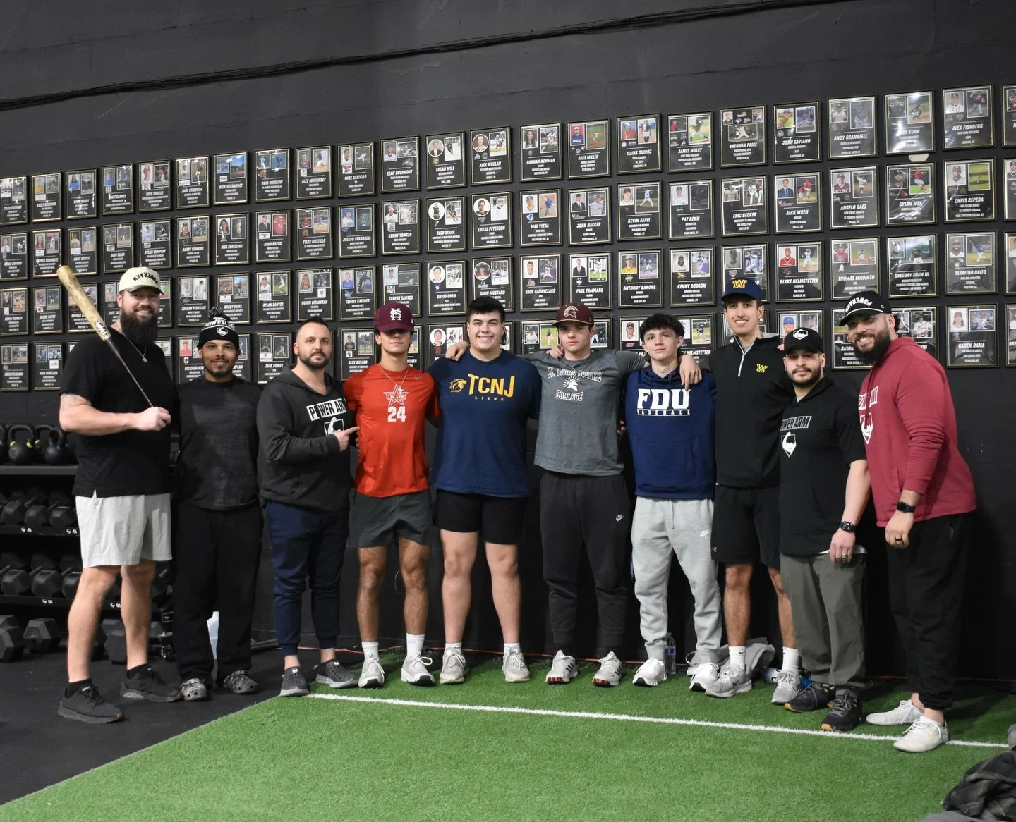 Congrats to our seniors on signing day today! We are so proud of you! #powerarmbsb💪🏼 #signingday