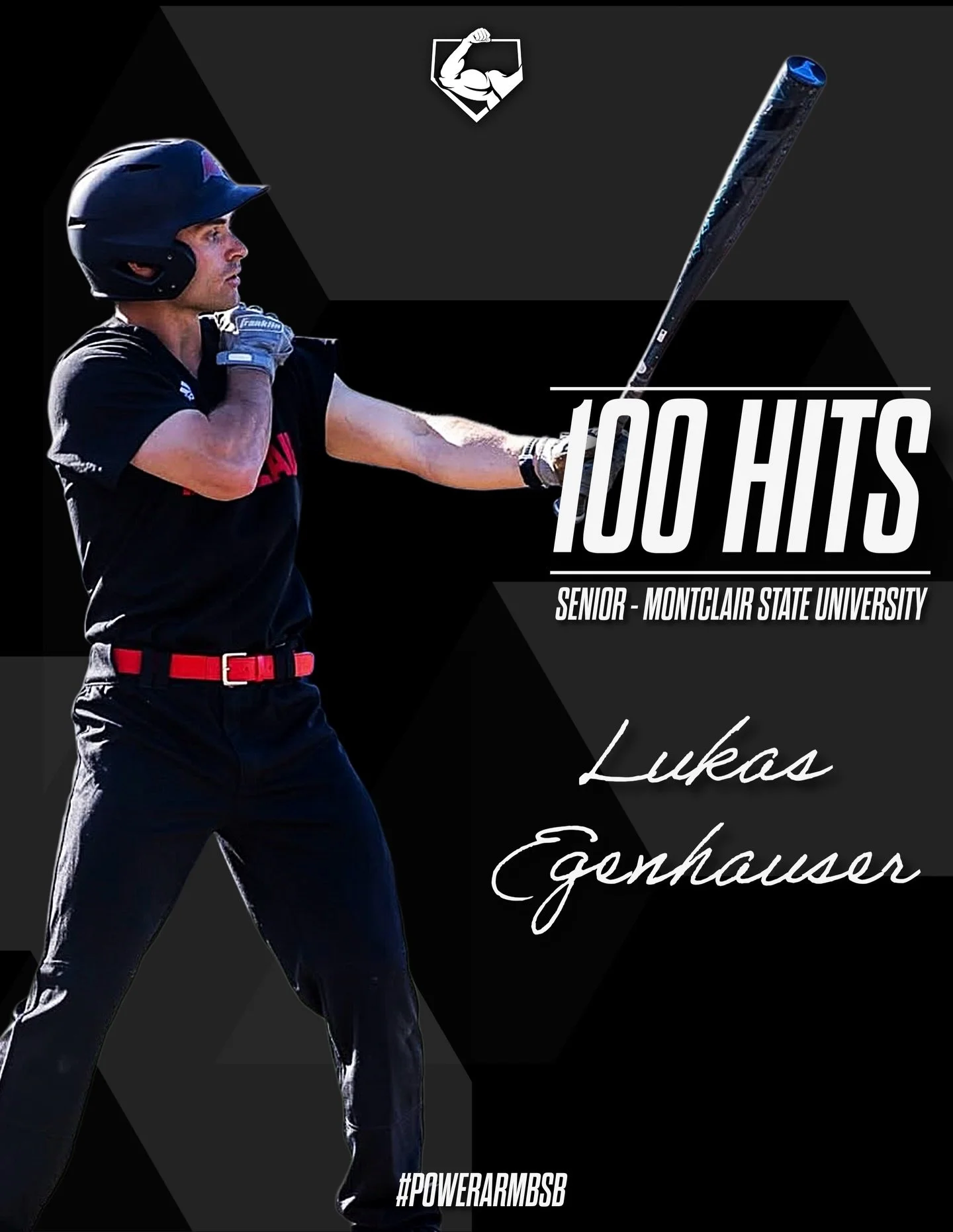 Big congratulations to our guy @lukasegen on reaching 100 career collegiate hits! &mdash;well-earned, and more to come.

#powerarmbsb💪🏼 #CollegeBaseball #PlayerDevelopment