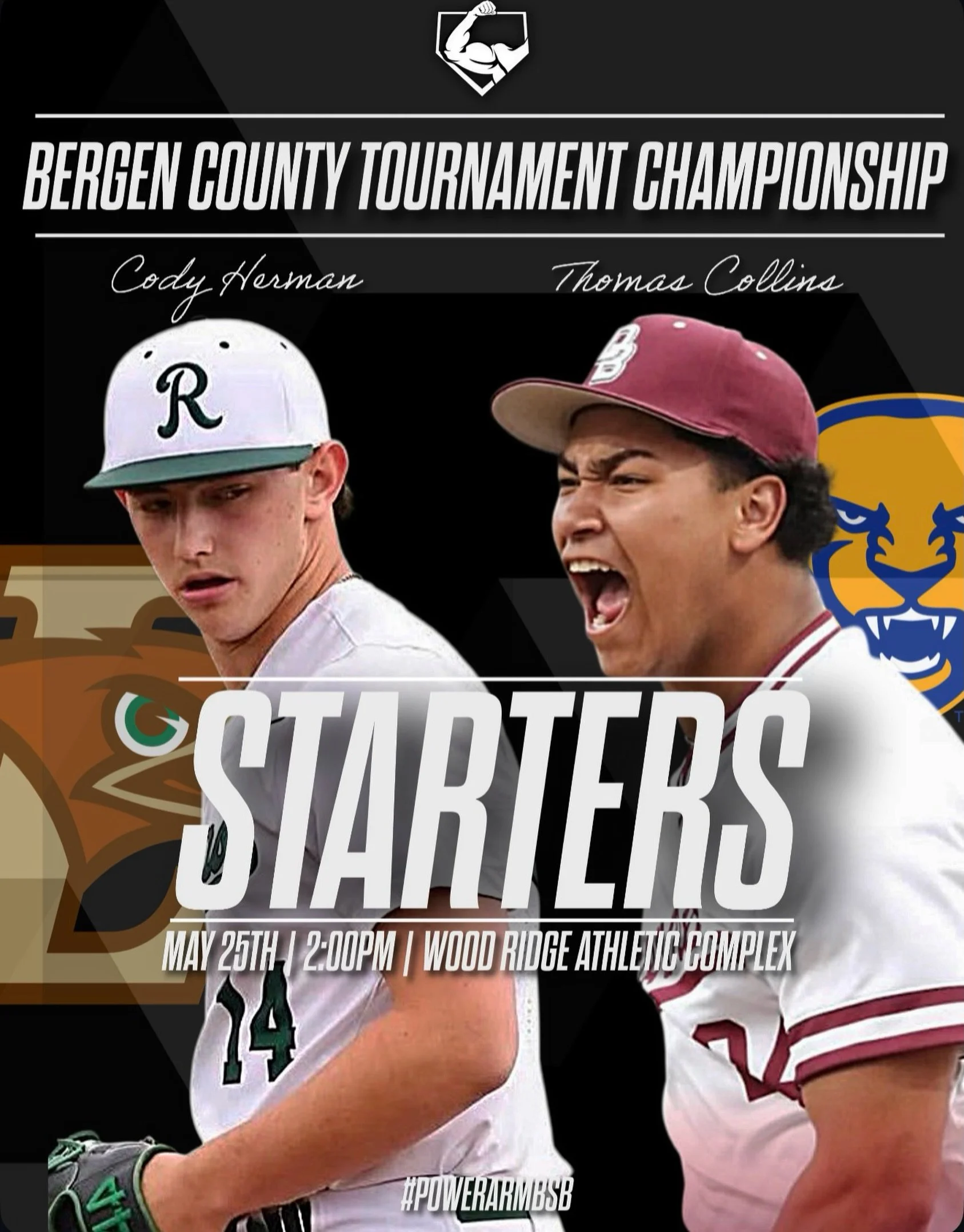 Big S/O to two of our very own Power Arm Athletes - Senior Cody Herman (Lehigh Commit) and Thomas Collins (Pitt Commit) on getting the game ball against eachother in the Bergen County Tournament Championship! Get your 🍿 ready!
-
#powerarmbsb💪🏼