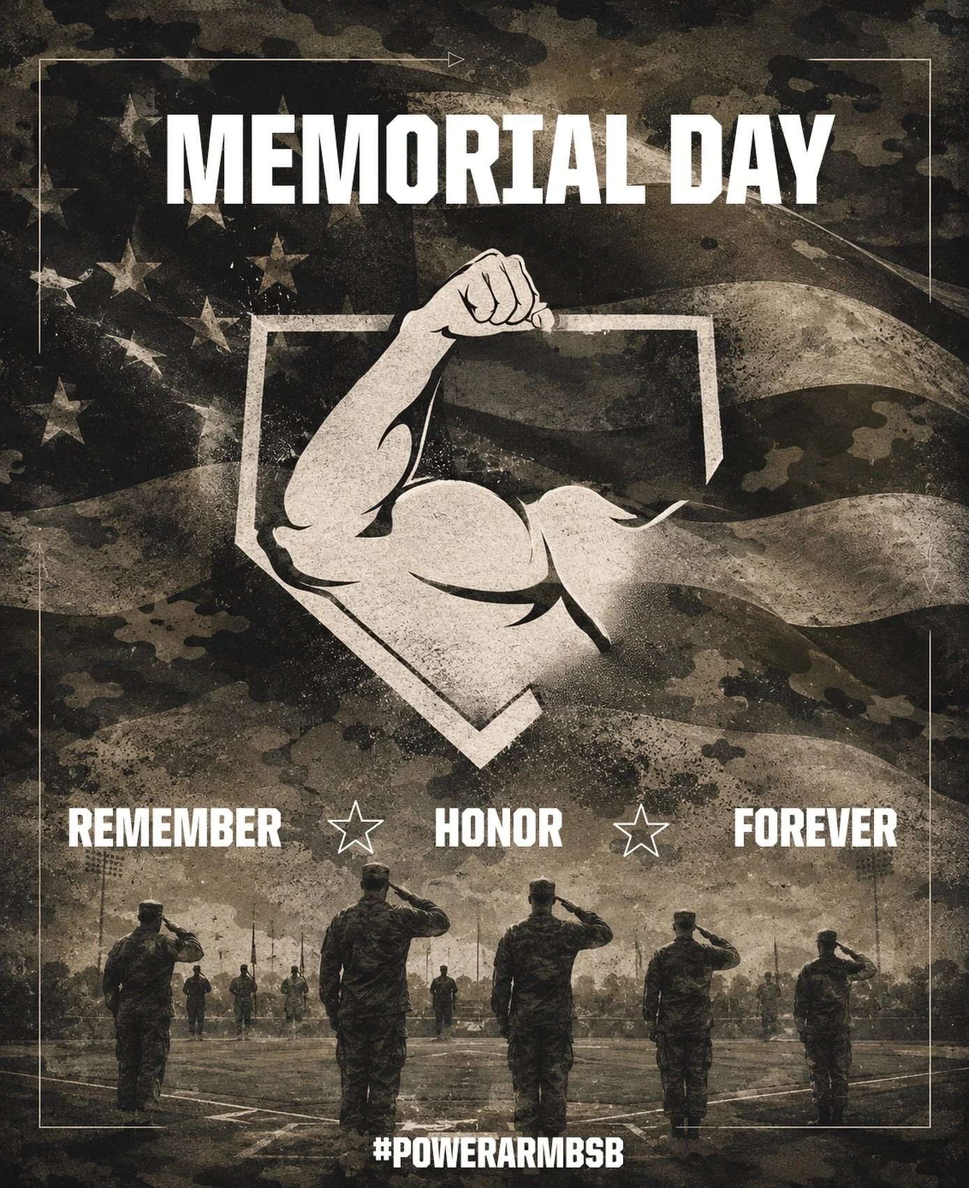 Remember. Honor. Forever. 🇺🇸 

Remembering the true heroes this Memorial Day.

#memorialday2026 #powerarmbsb💪🏼