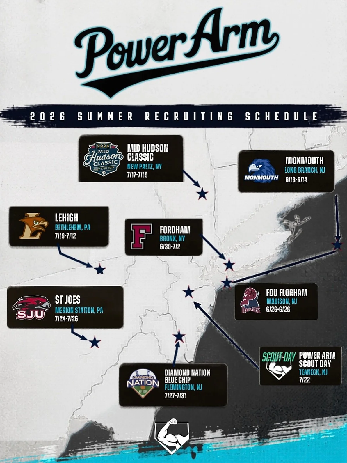 Summer circuit is underway. Monmouth bound this weekend with the boys. Excited to get rolling and keep these groups healthy, competing, and growing all summer long.
-
#powerarmbsb💪🏼 #summer2026