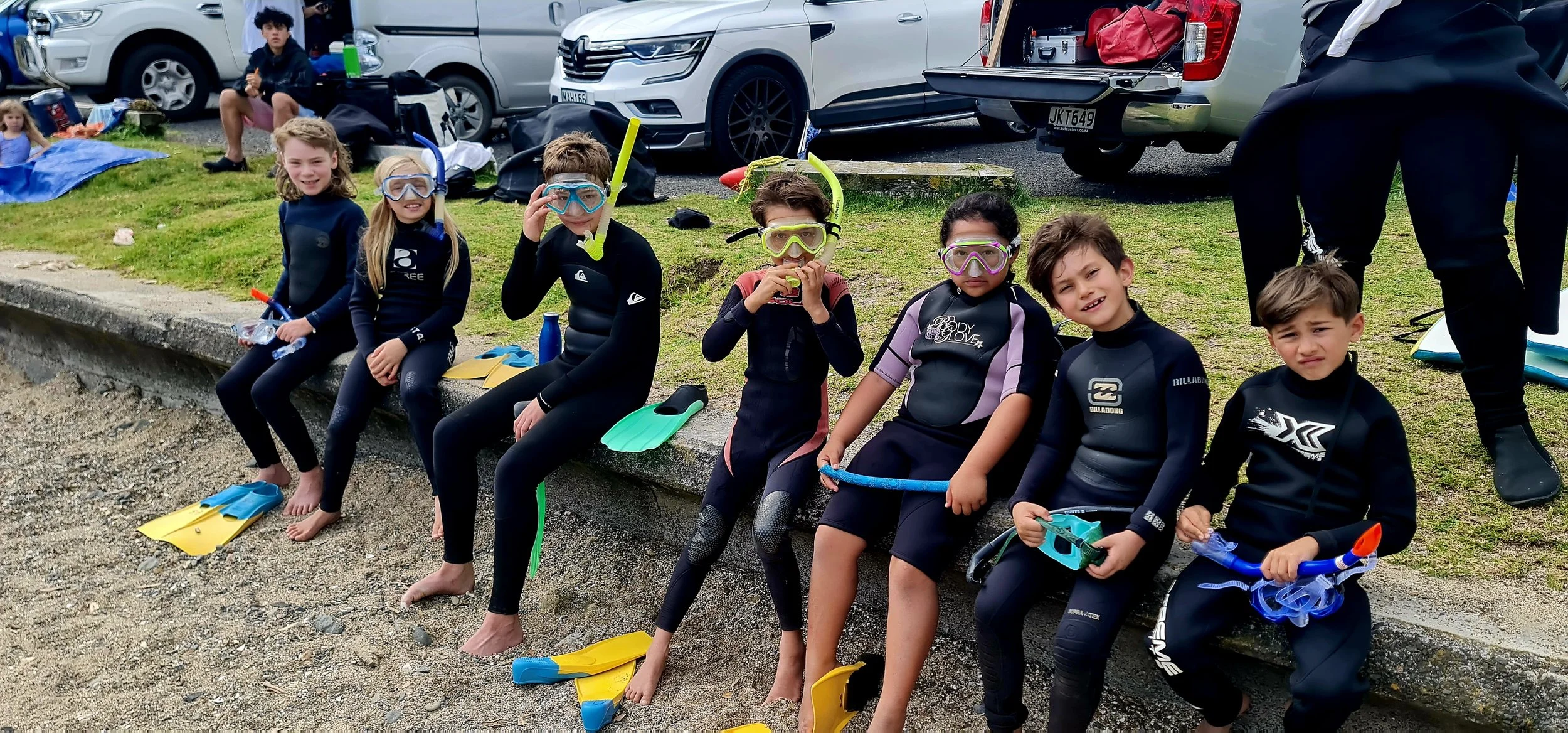 Youth snorkel day at Enclosure Bay