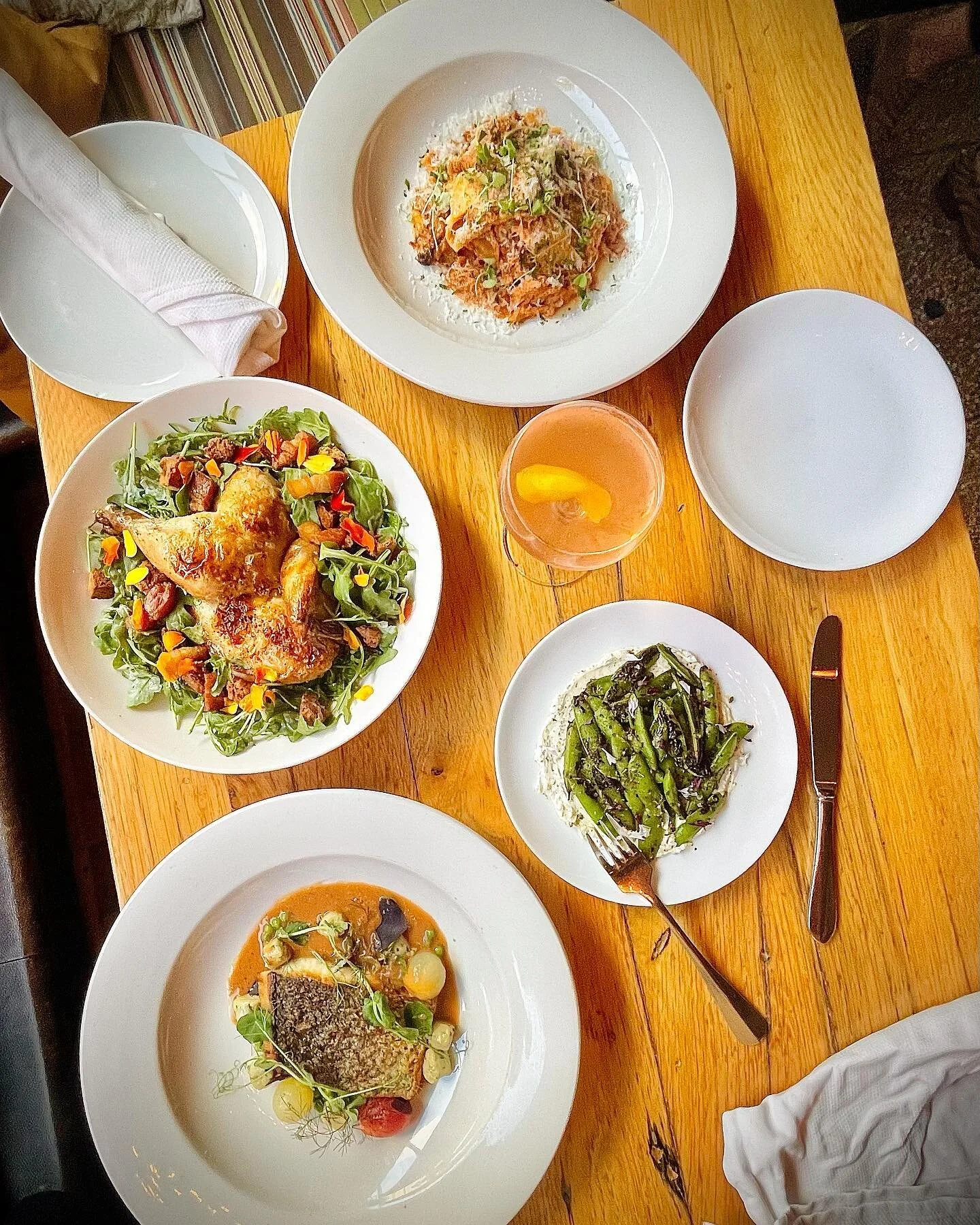 Full spread of our latest seasonal offerings~ this is what summer looks like in the DMV; and it&rsquo;s worth waiting for. Join us for inspiring dishes + drinks!
