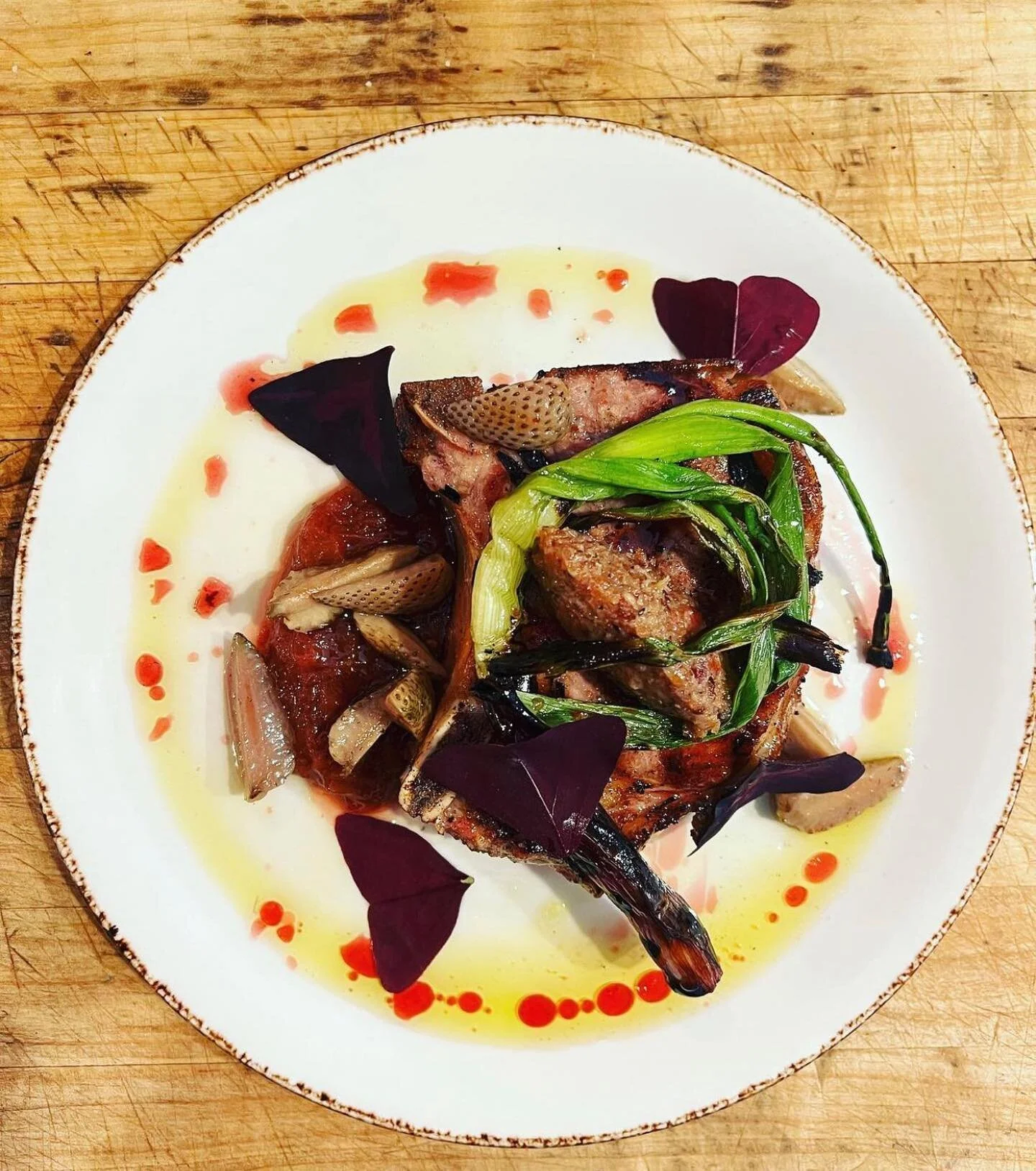 Dinner ideas: our Horst Pork Porterhouse
Quince-Pine Preserve + Bacon Jam. #rundontwalk