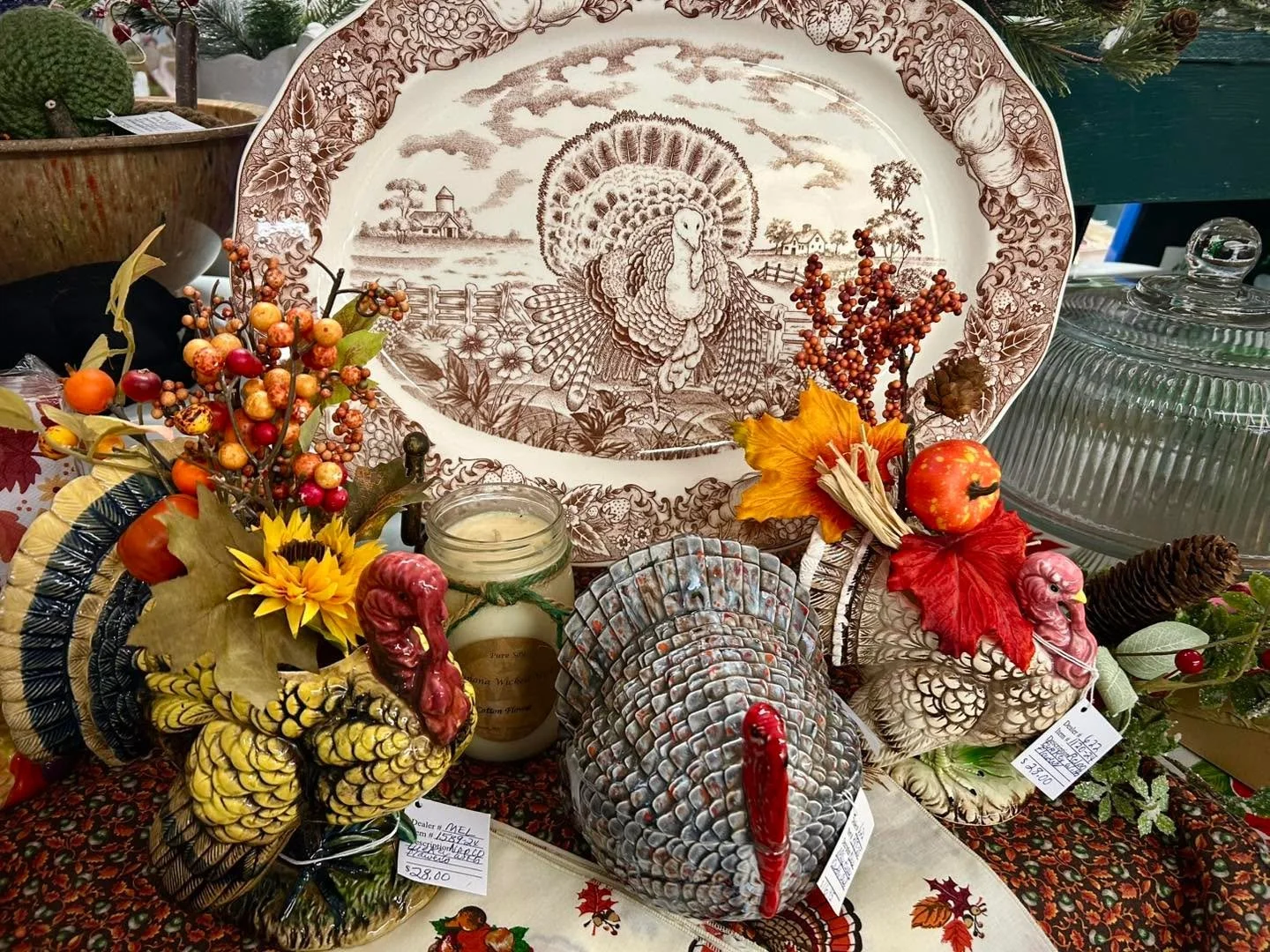We&rsquo;ve got your festive holiday turkey decor and we&rsquo;re here for you from 10-5 today! 🦃🦃🦃 We&rsquo;ll be closed on Thanksgiving Day.