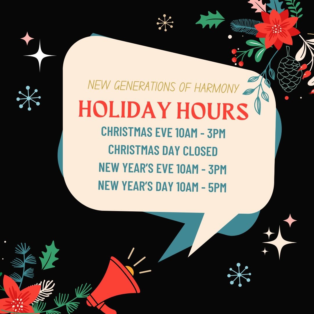 Make your shopping plans now! 🙌 We&rsquo;re seriously open A LOT, but sometimes we need a break too. 😘