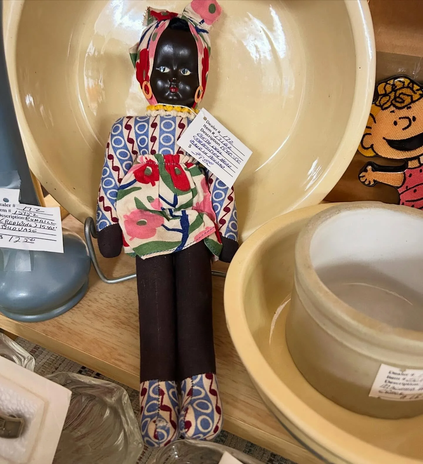 This gorgeous doll just arrived! ❤️ We&rsquo;re here for you from 10-5 today!