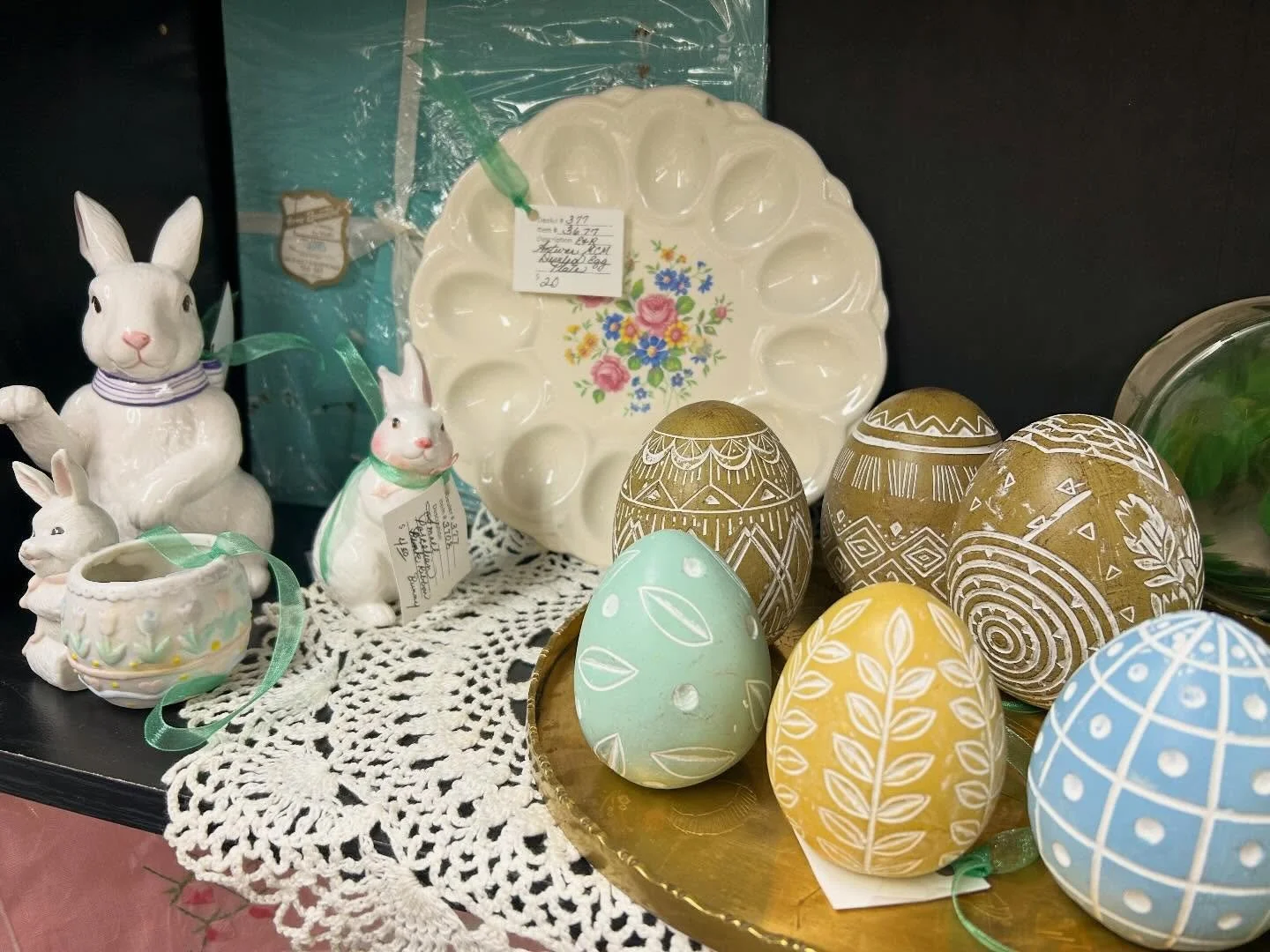 Are you in charge of the deviled eggs on Sunday? Serve &lsquo;em up in style! 🙌 We&rsquo;re here for you today from 10-5, but we will be closed on Easter Sunday! 🐰🌷🐣