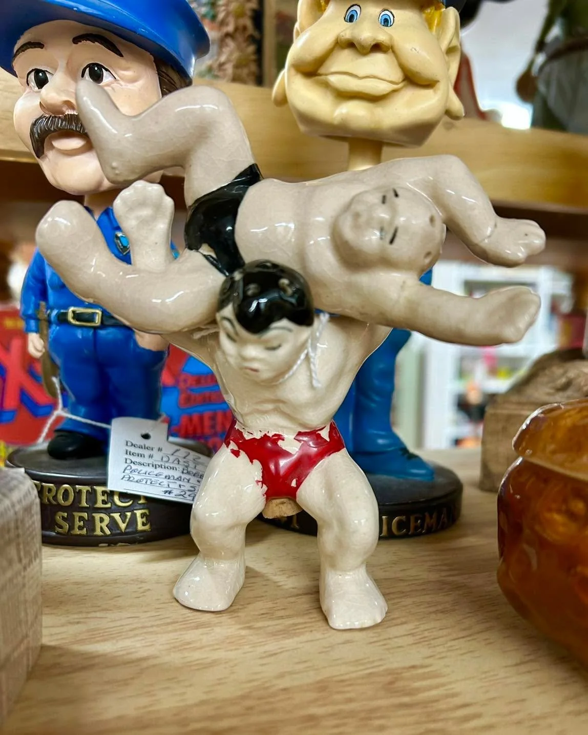 Do you have this much fun with your salt &amp; pepper shakers? 🧐 Shop vintage! We&rsquo;re here for you today and all weekend long from 10-5! ☀️☀️☀️