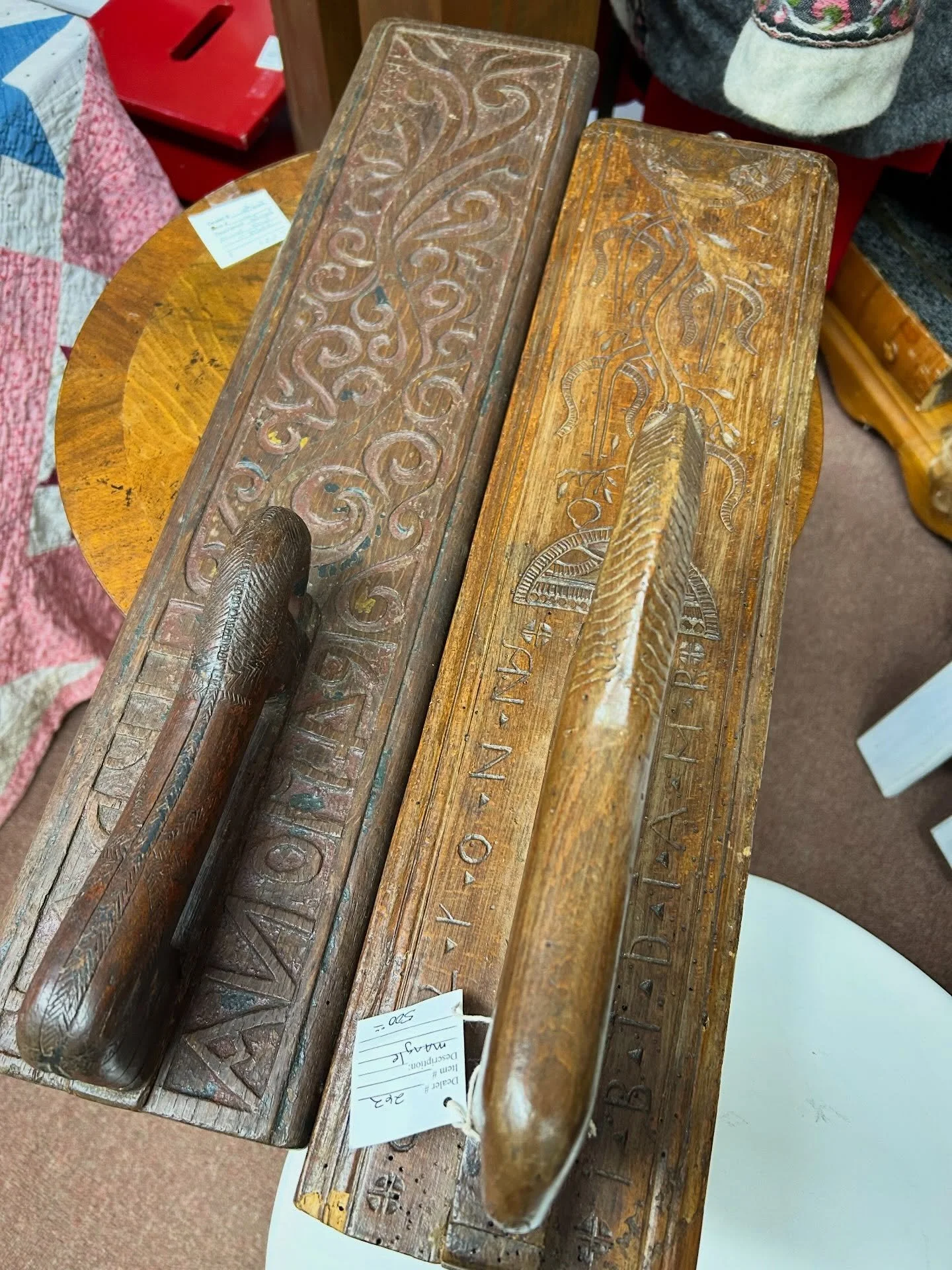 On the lookout for Norwegian mangle boards? We&rsquo;re here for you today from 10-5! ☀️☀️☀️