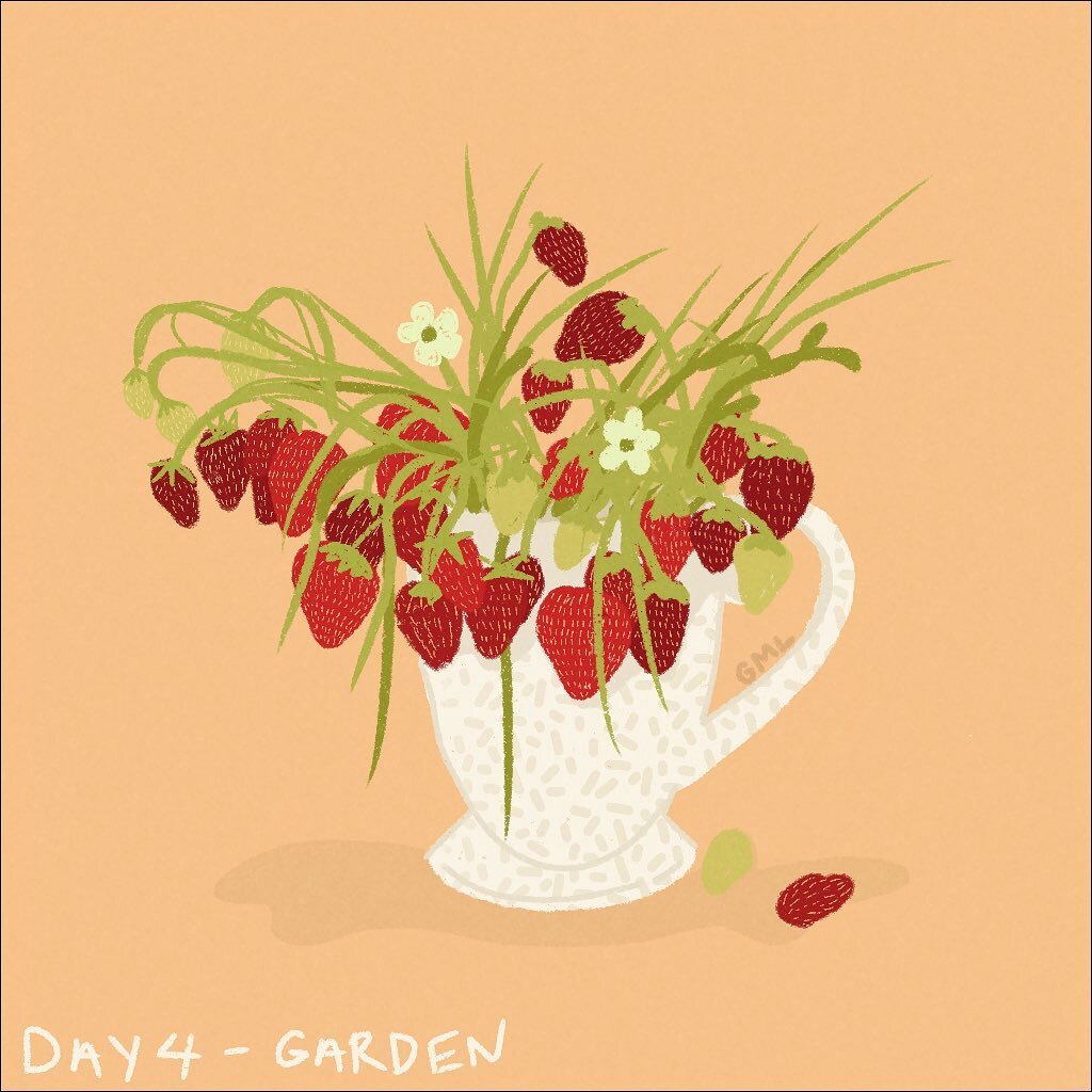 Ah, I&rsquo;ve fallen behind! Here is Day 4: Garden! #inspobylydiaellen