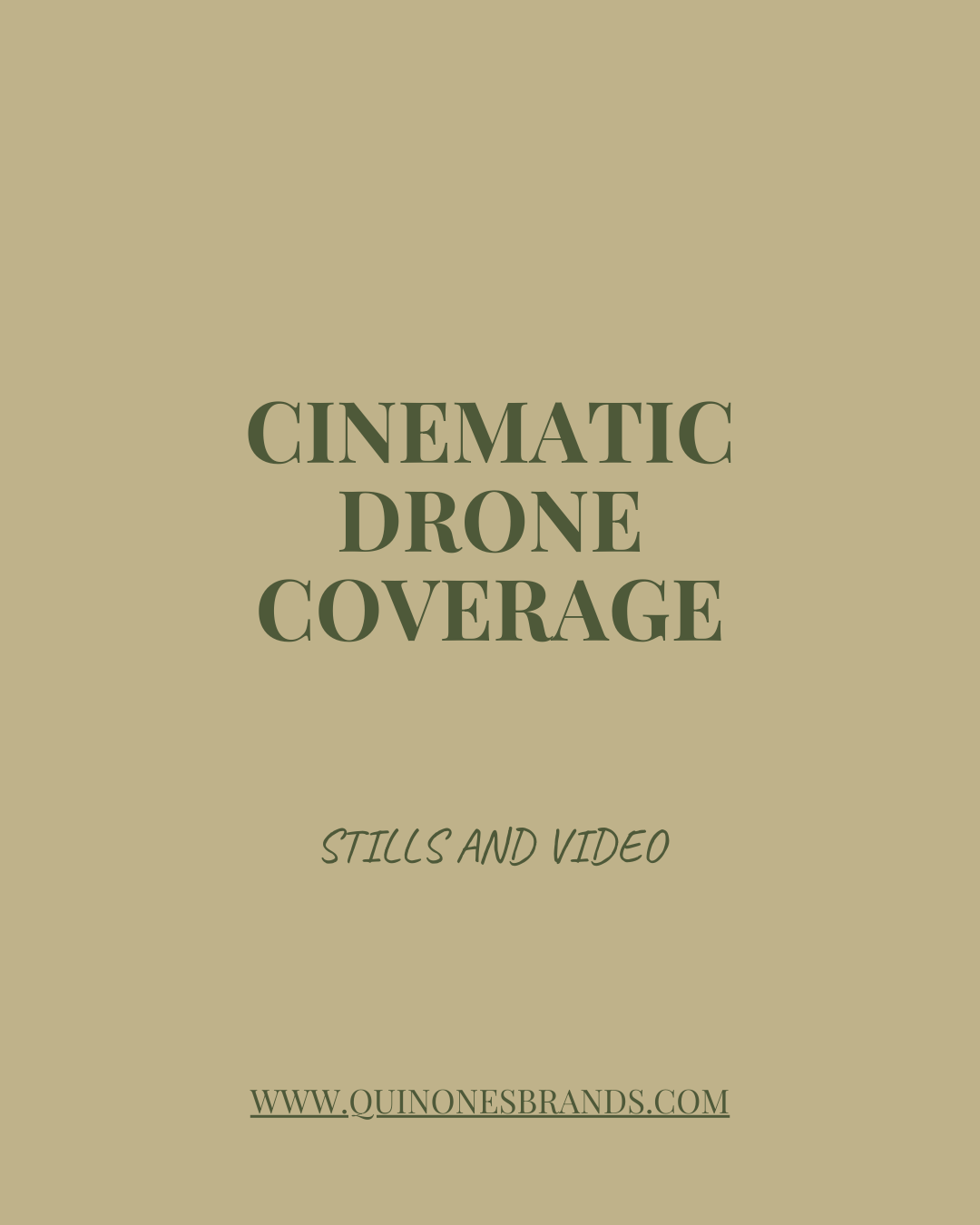 Cinematic Drone Coverage - Stills +Video