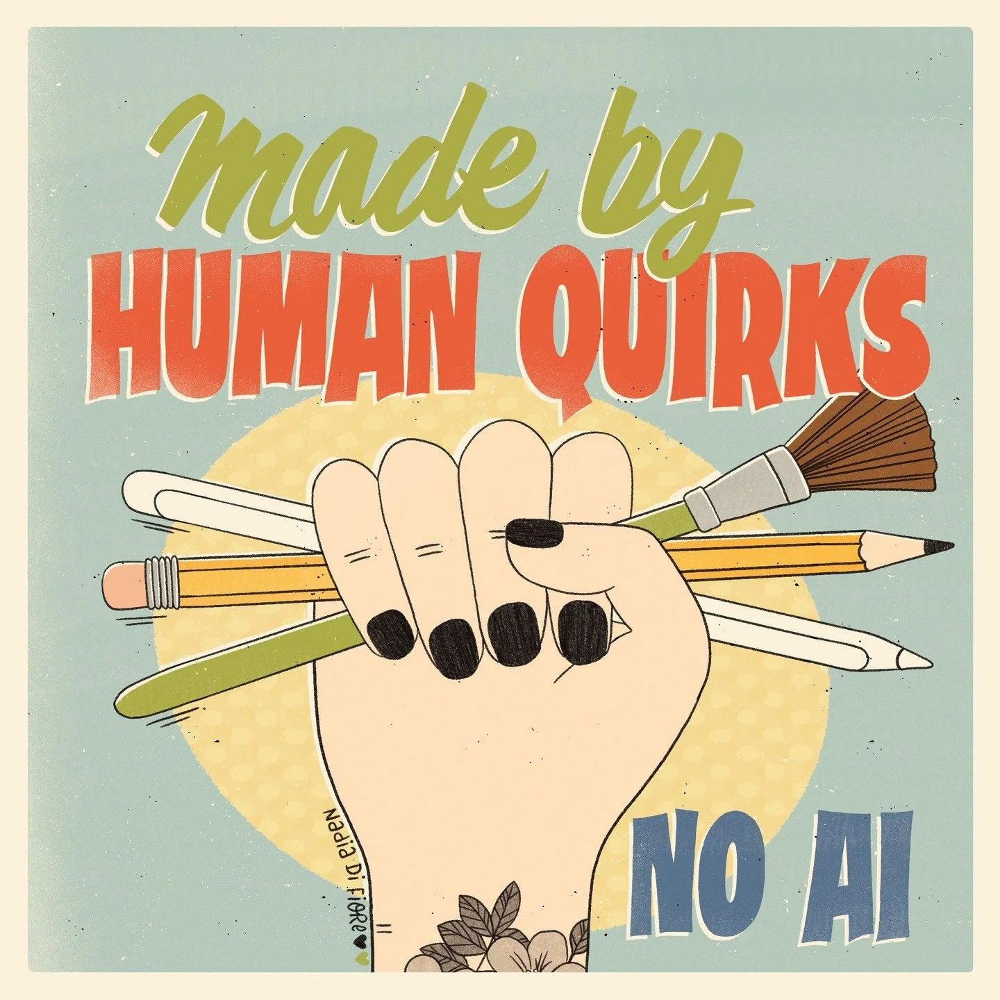 Just a friendly reminder that my drawings are entirely hand-drawn. No AI was involved.