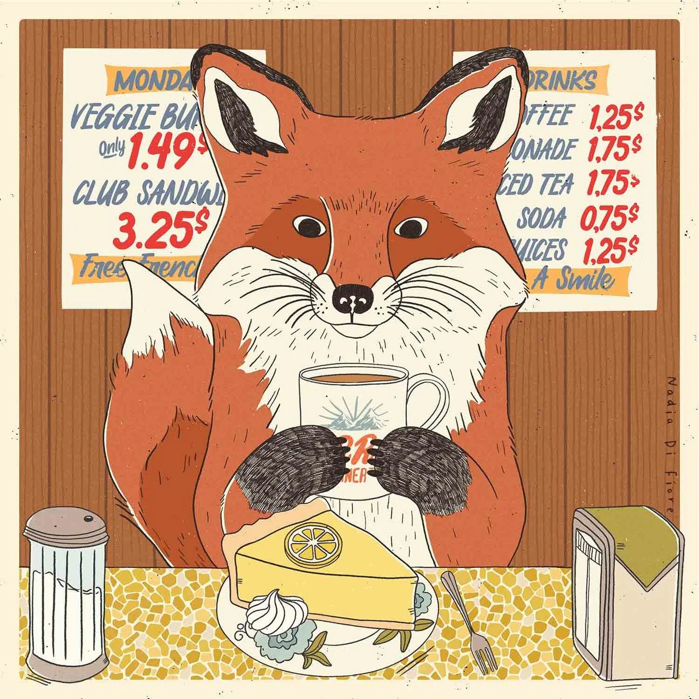 Tart Lemon Pie at the Counter

He doesn&rsquo;t usually order dessert, but something about the lemon pie in its domed glass case felt reassuring. He took a seat at the counter, ordered a slice, and didn&rsquo;t say much. Just ate quietly, crust first