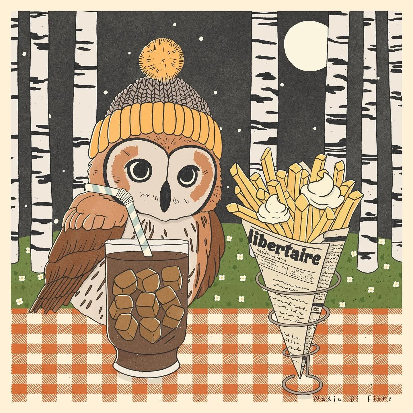 It wasn&rsquo;t a meal. She wasn&rsquo;t hungry. But the fries were hot and the night was soft. Mayo, not ketchup&mdash;ever since she saw Pulp Fiction as a teenager, it just felt right. She could still hear John Travolta&rsquo;s voice in her head, h