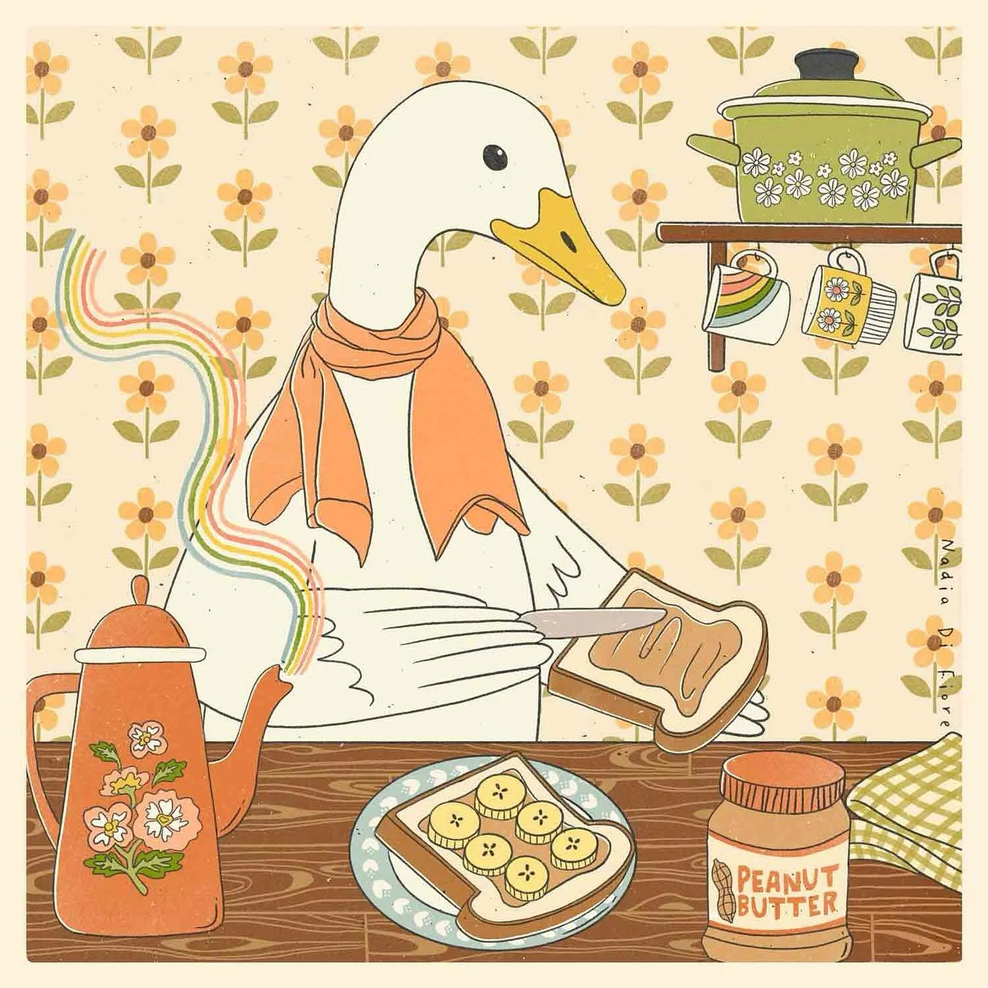 She didn&rsquo;t call it a recipe. Just peanut butter, a banana, and the last two slices of bread from the bag.
 No fancy plating. Just lunch, the way she liked it. The kitchen smelled like everyday things&mdash;peanut butter, ripe banana, and the cl