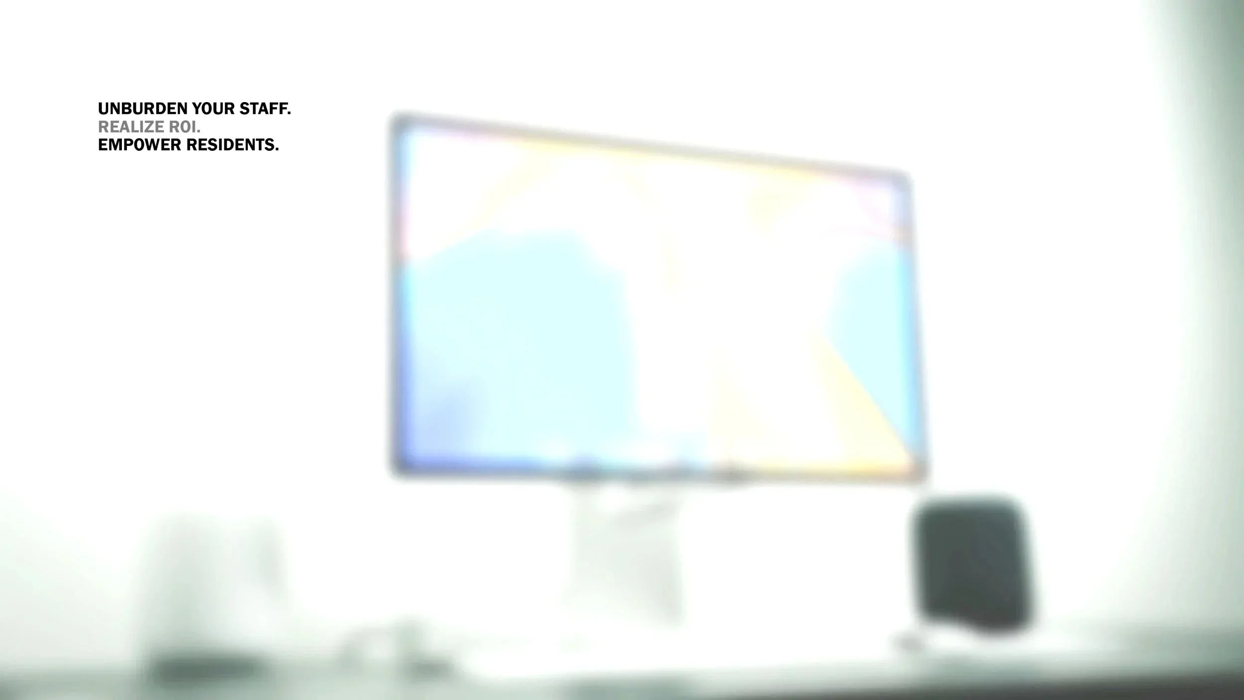Promotional graphic for Epylog SaaS: secure, scalable tech literacy and fraud protection for senior communities. Includes “Schedule a Demo” button.