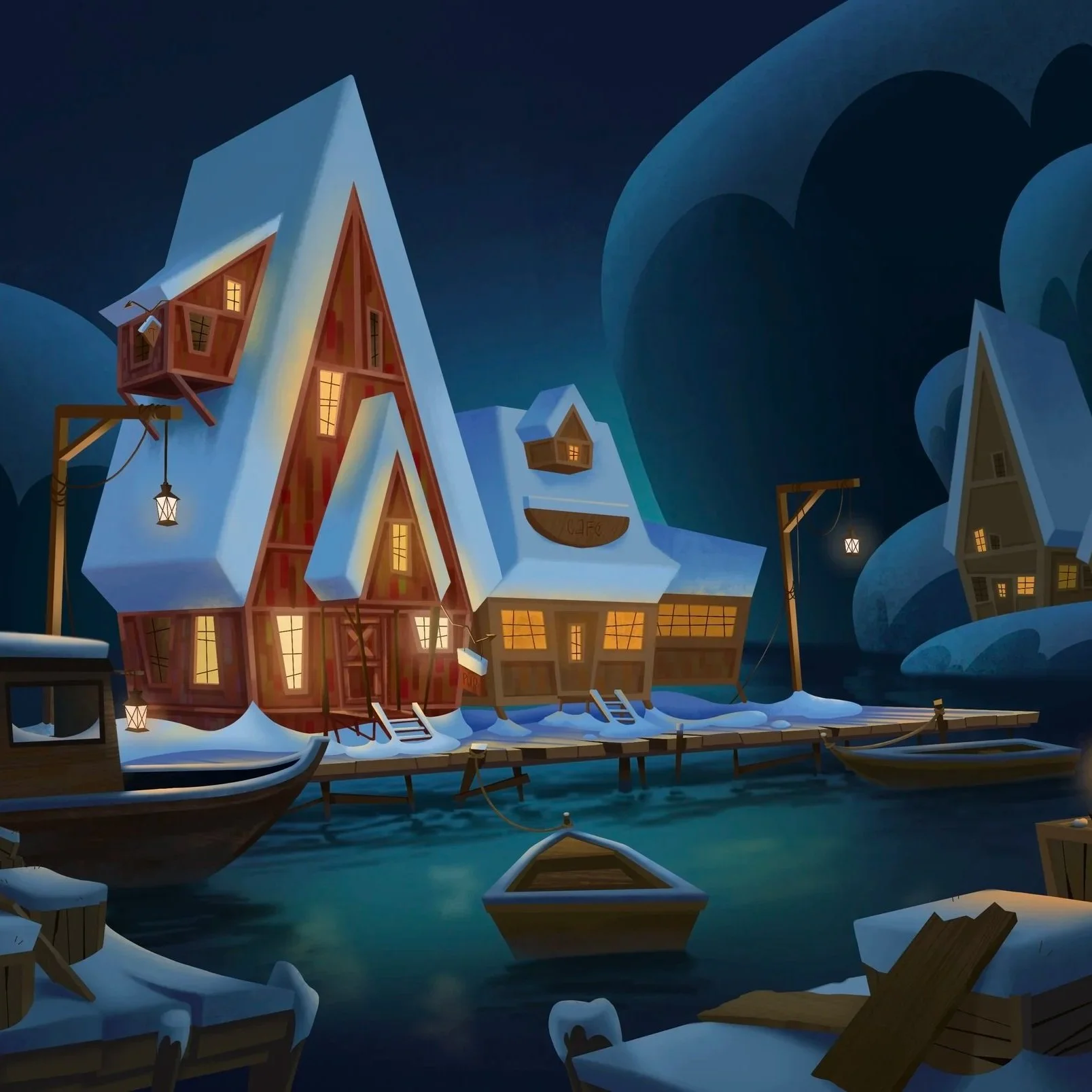 klaus study - background & props