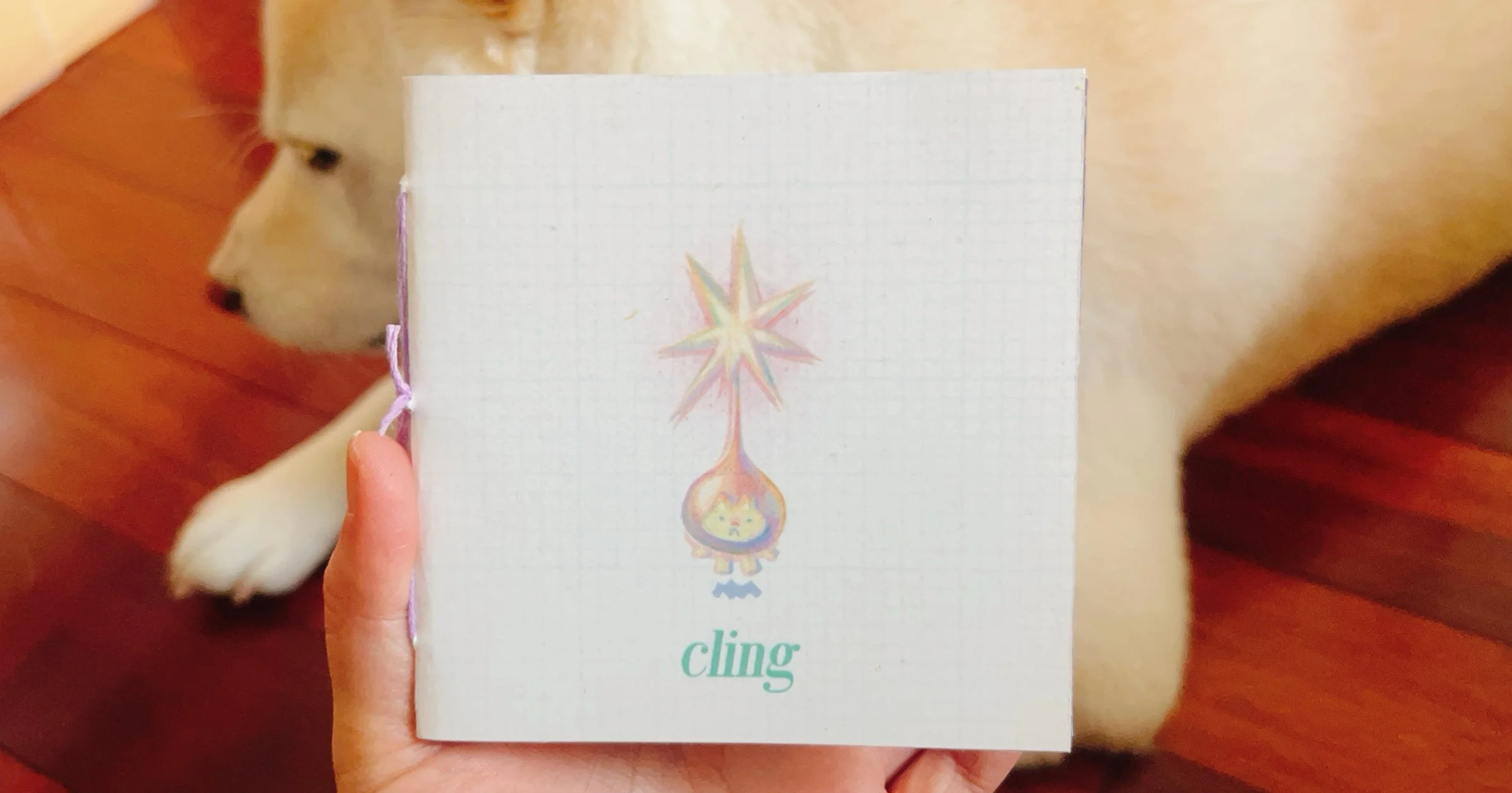 cling - a zine about generational trauma and biomagnification told through star seedlings and shiba inus