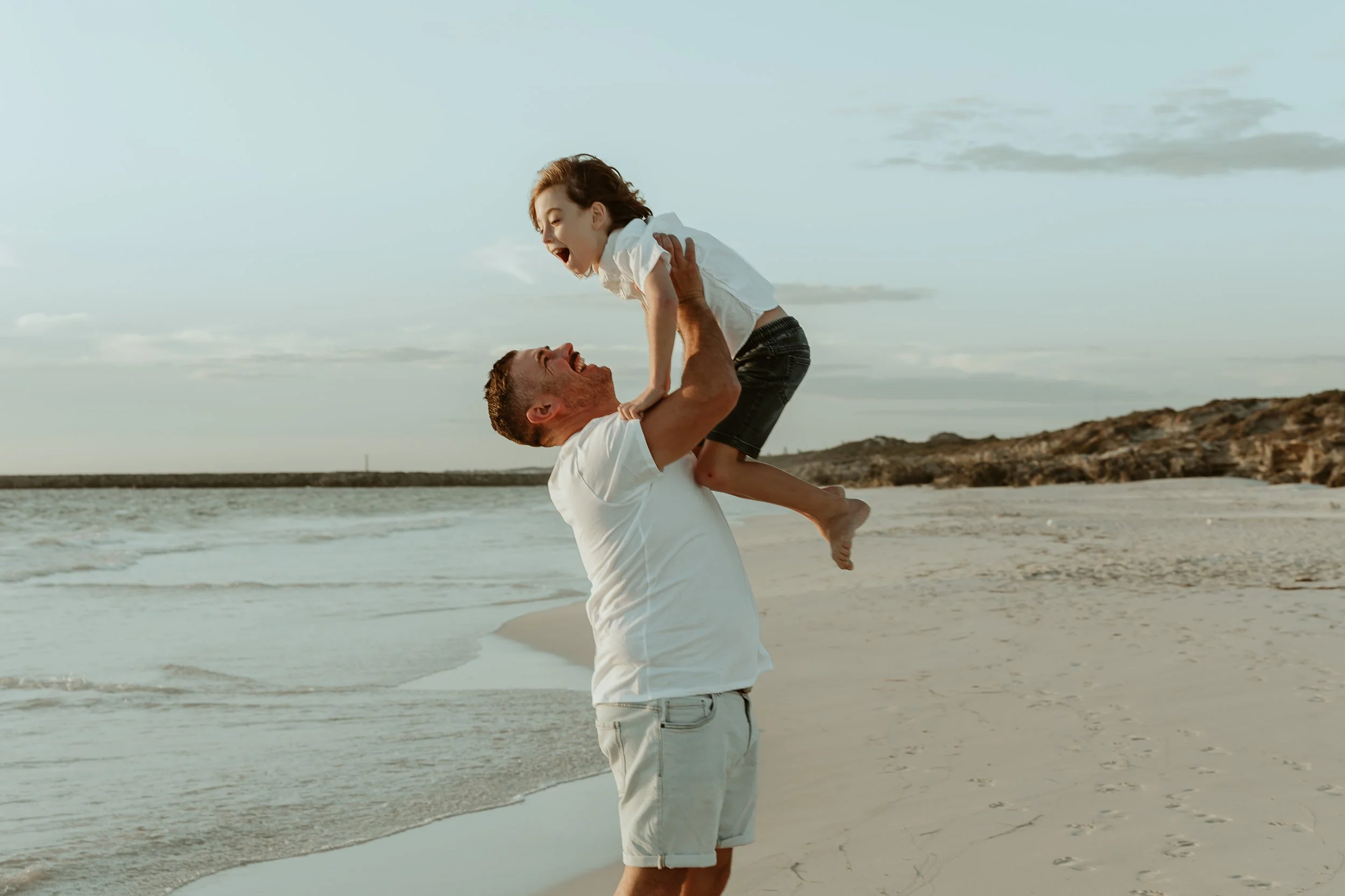 family photography session at the beach in kent