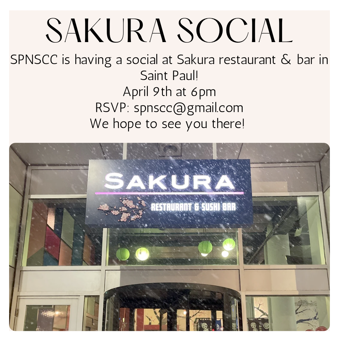 April 9 Sakura Social