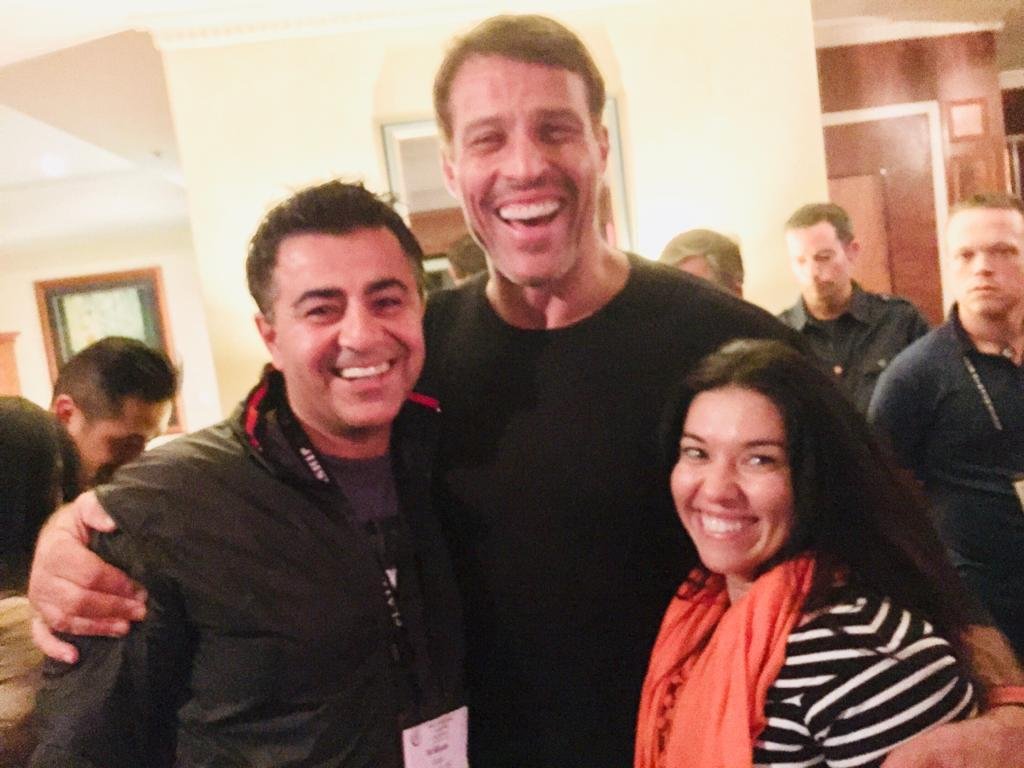 Joanne &amp; Will with Tony Robbins