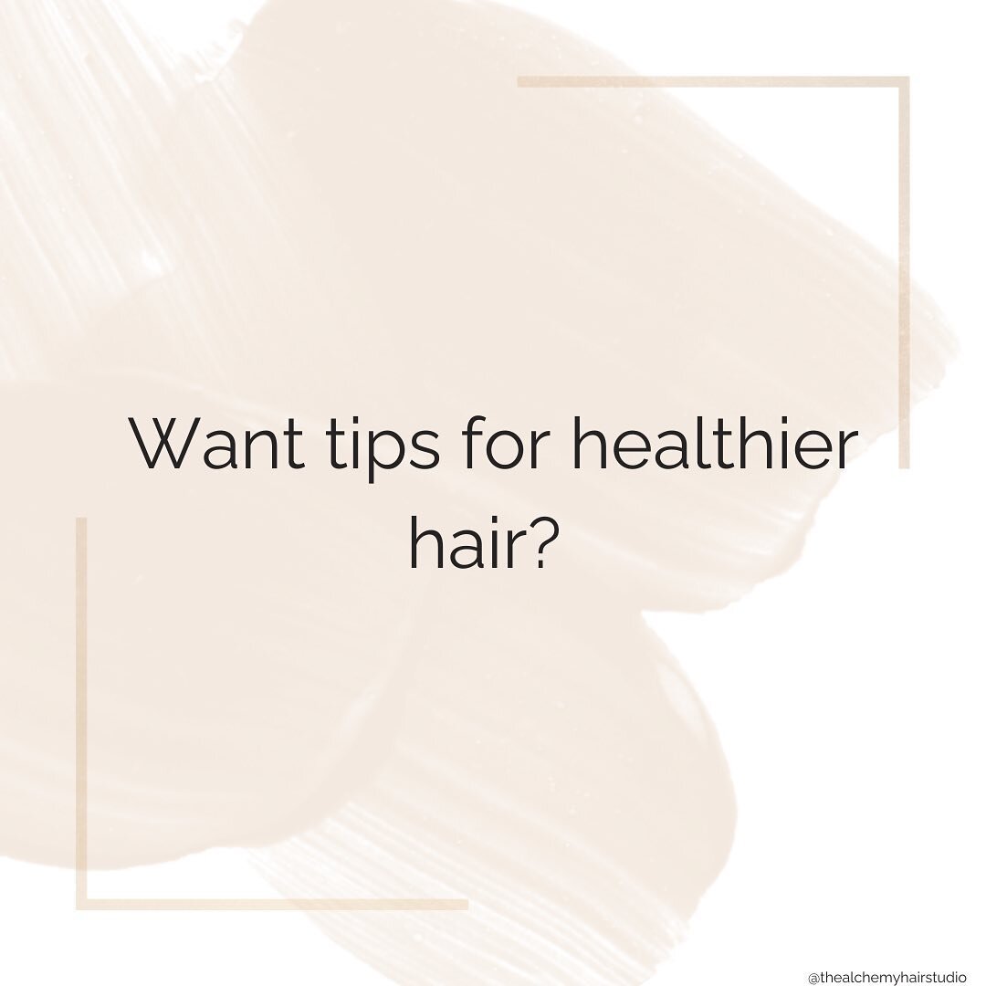 Looking for tips to make your hair healthier? We are here for you! We all want healthier hair. Did you know healthy hair retains color better? Healthy hair is shinier, more vibrant, and less frizzy. Our team of professionals weigh in on our favorite 