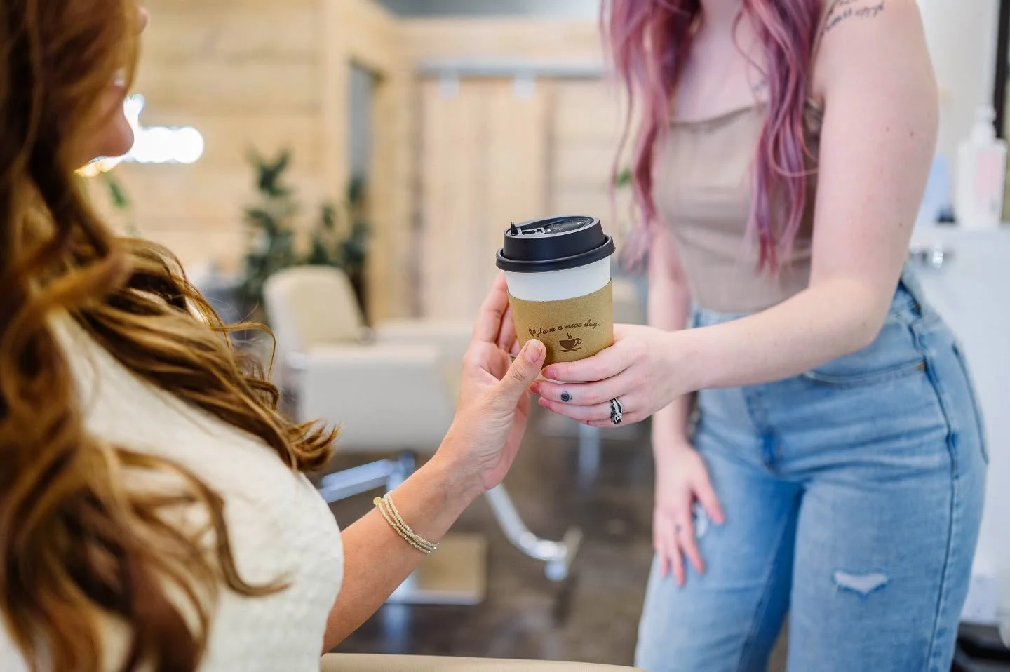 It&rsquo;s never just a cup of coffee. ☕
It&rsquo;s the pause before transformation, a quiet moment where you feel seen, cared for, and completely at ease.
At Alchemy, we believe beauty starts long before the foils or color bowl. It starts with conne