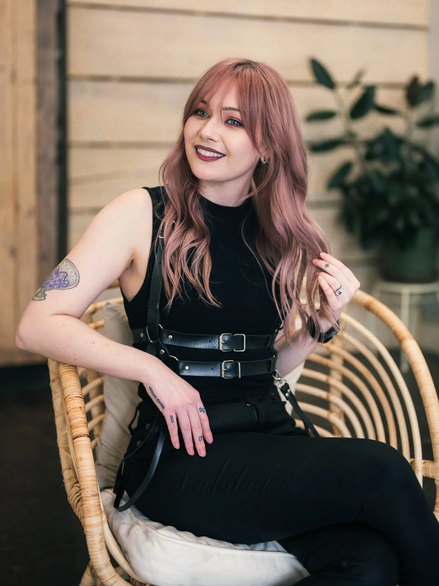 Meet Olivia 💫
Owner, stylist, and the heart behind Alchemy Hair Studio.

Growing up, Olivia knew what it was like to search for belonging and now she&rsquo;s created a space where everyone feels right at home. Every detail of Alchemy was designed to