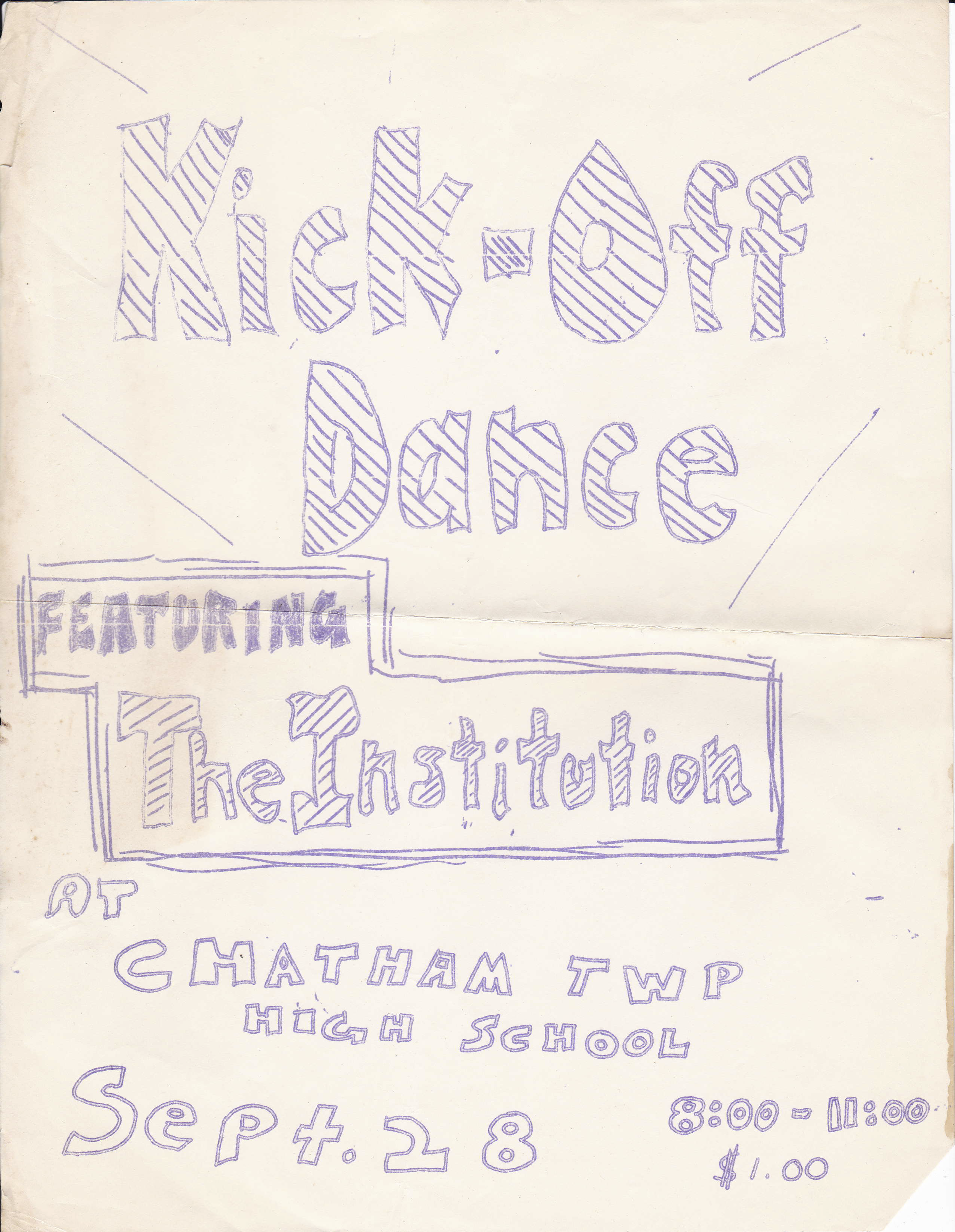 Kick-Off Dance Chatham High 1968