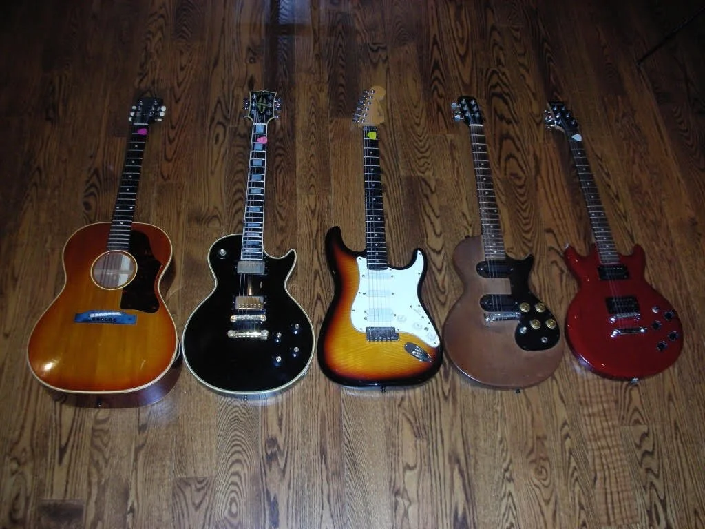 Marvin Coopersmith's guitars
