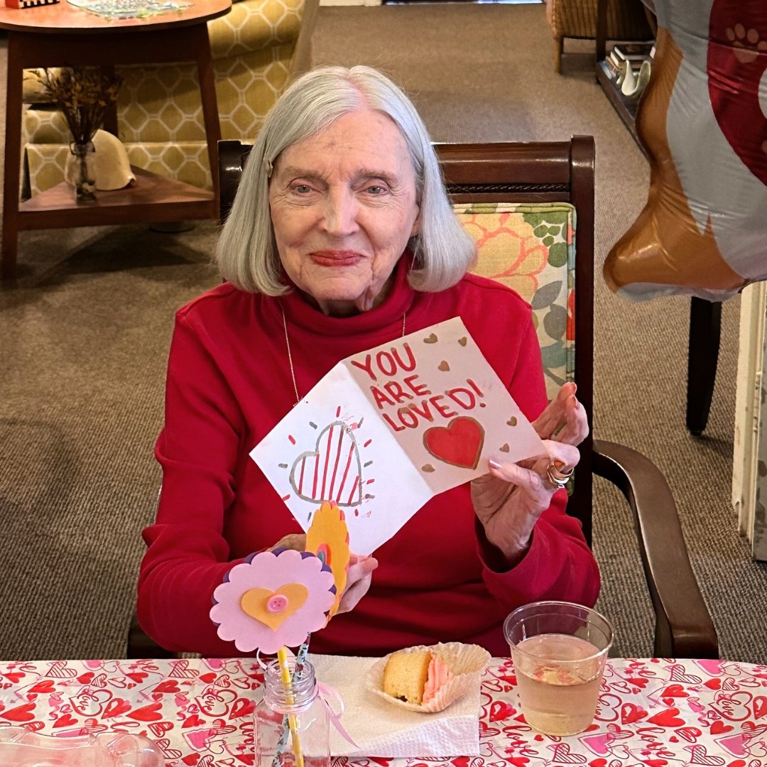 Resident Outreach Valentine’s Card Station