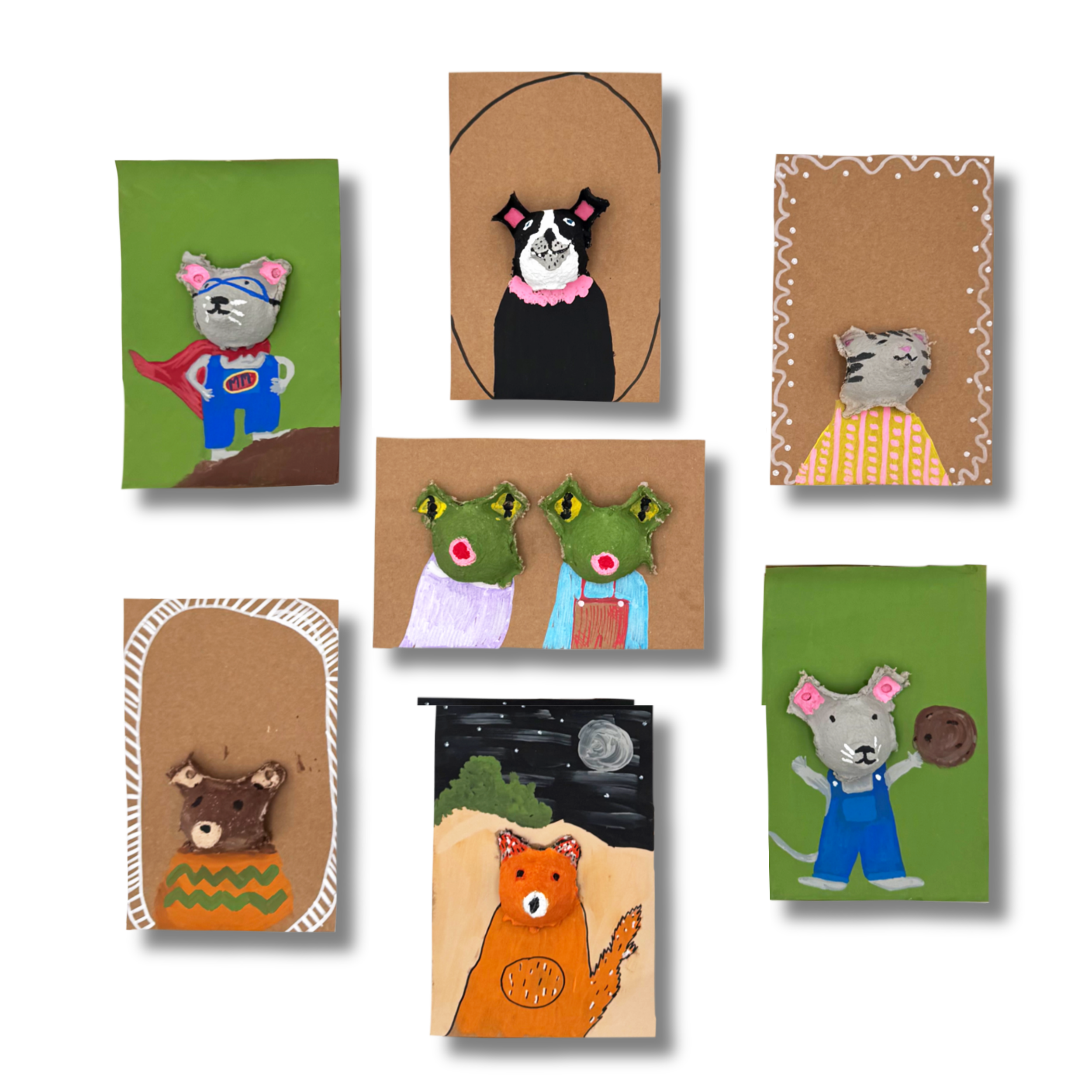 1 Day Workshop 3: Whimsical Animal Portraits (5-6)