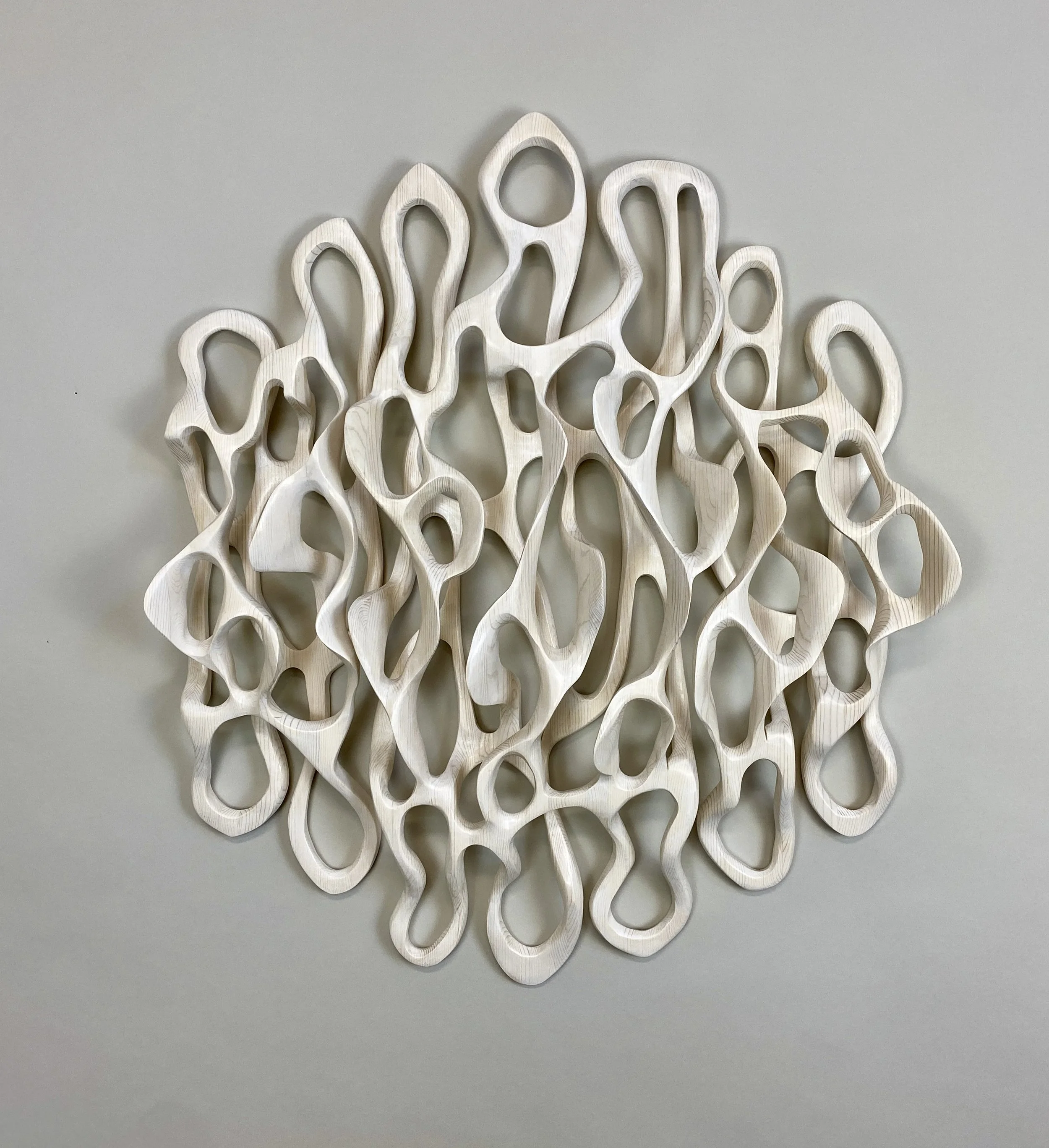 Small White Delicate Loop